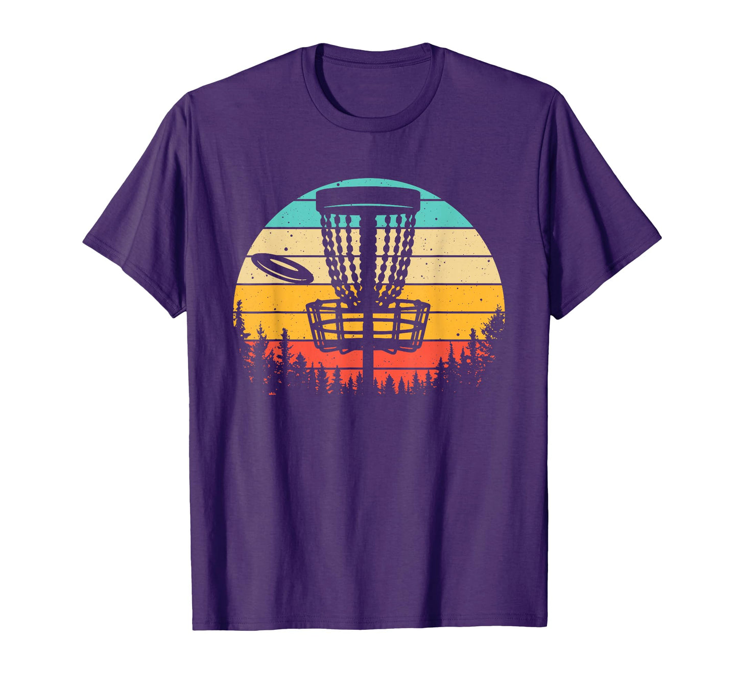 Funny Disc Golf Art For Men Women Vintage Disc Golfer Lovers T-Shirt