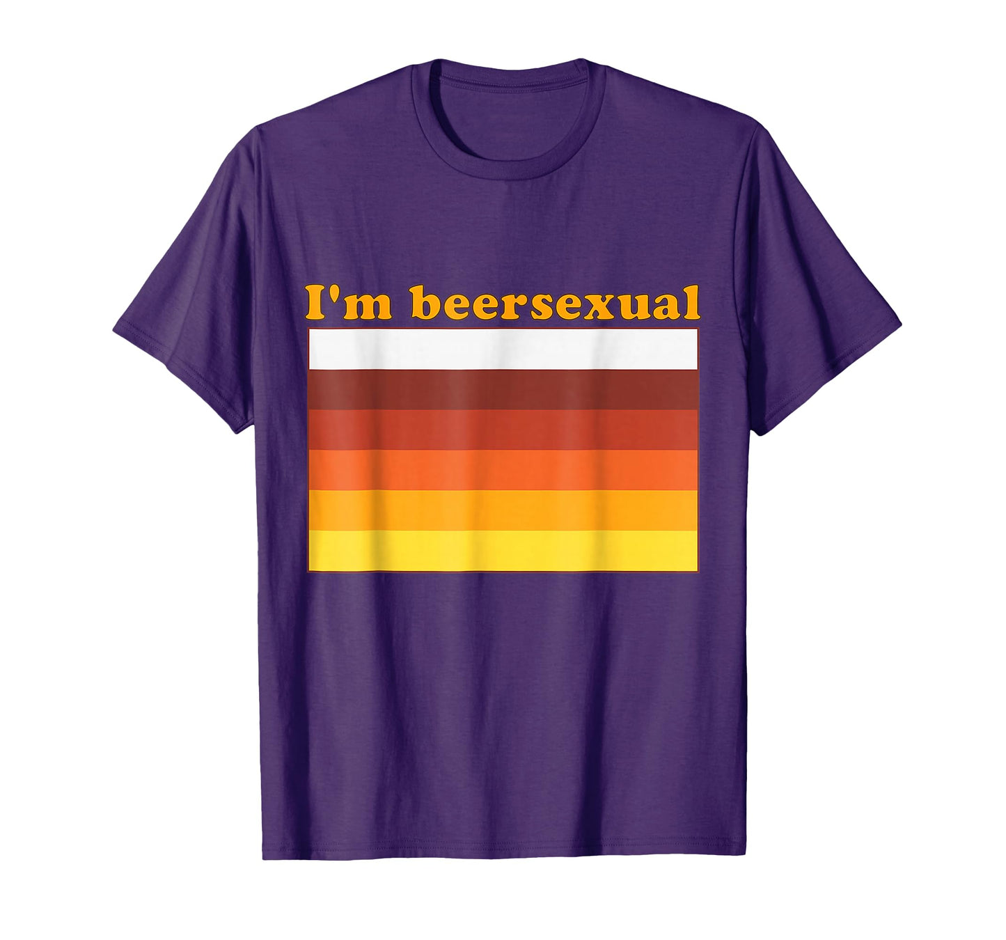 I'm Beersexual Beer Drinking LGBTQ Pride Design T-Shirt
