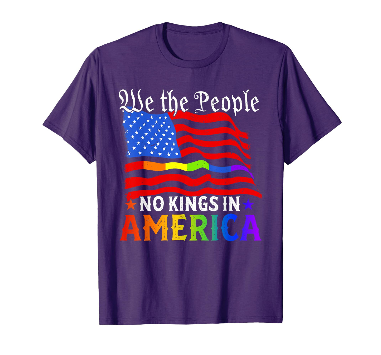 Patriotic Pro-Democracy Protest June 14 No Kings In America T-Shirt