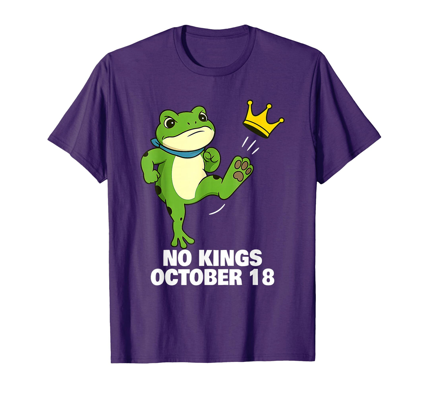 No Kings Shirt Men Women Portland Frog Protest T-Shirt