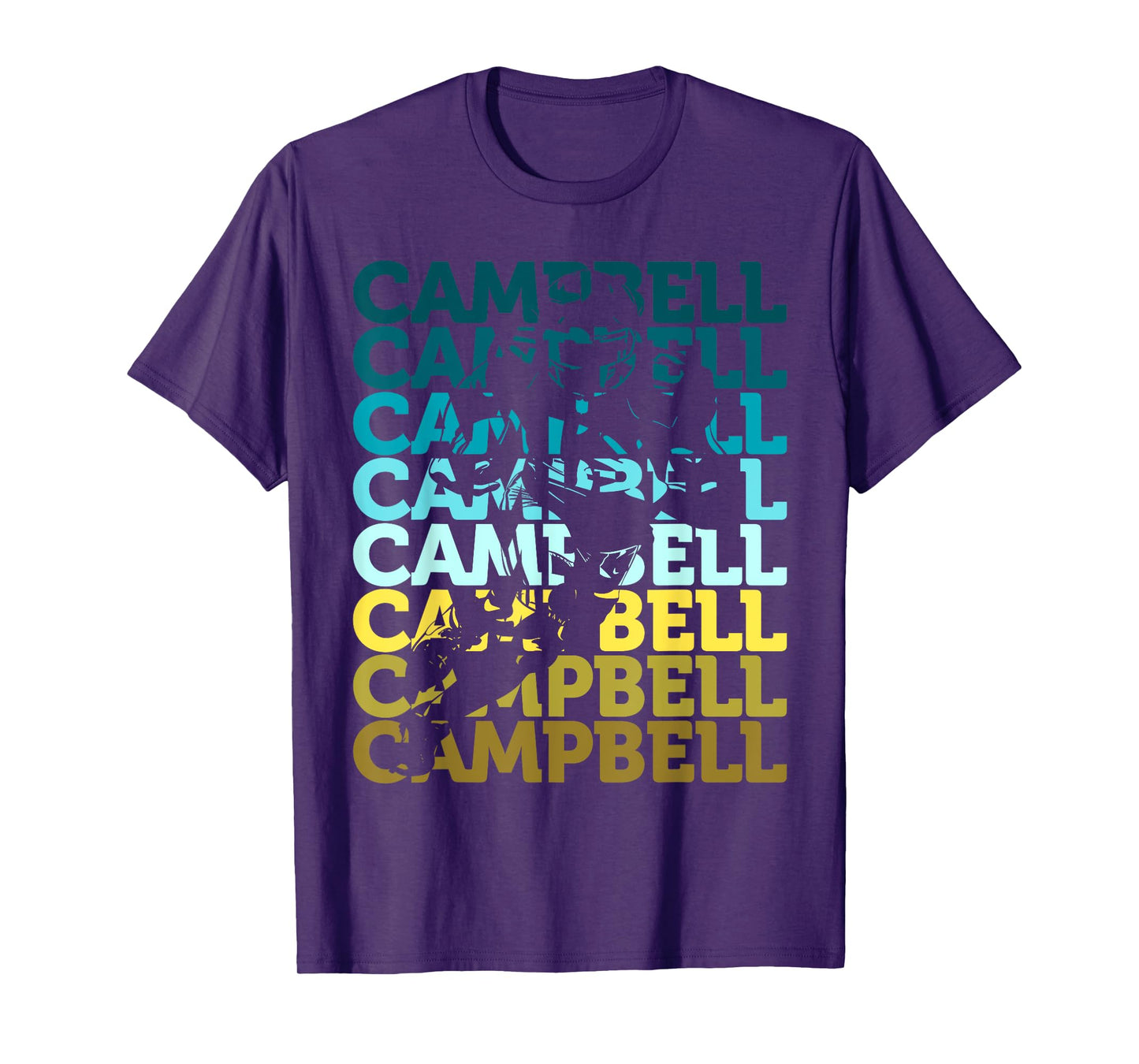 Campbell Football Fan Offensive Tackle Gear T-Shirt