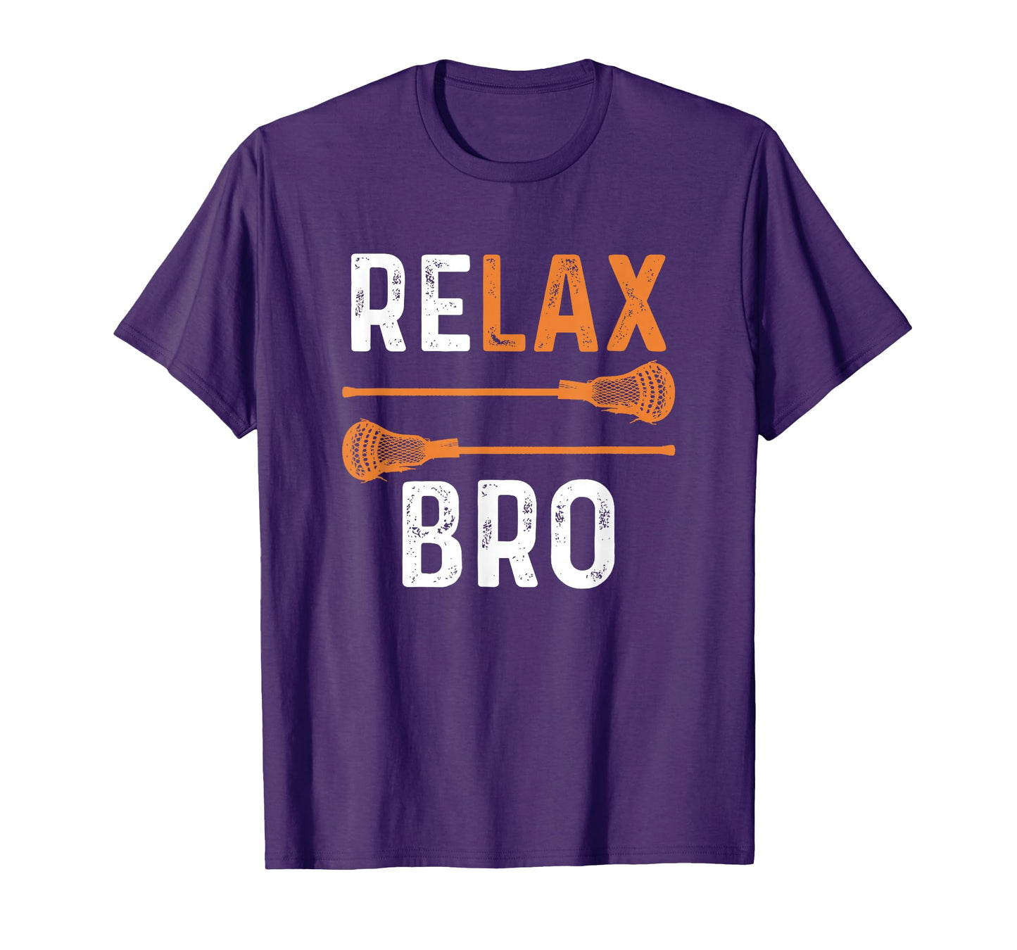 Relax Bro Lacrosse Sports Team Game T-Shirt