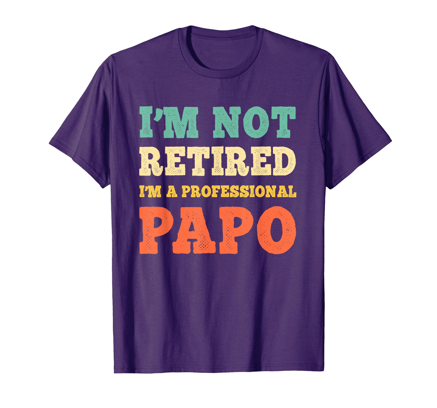 I'm Not Retired I'm A Professional Papo Retirement Vintage T-Shirt