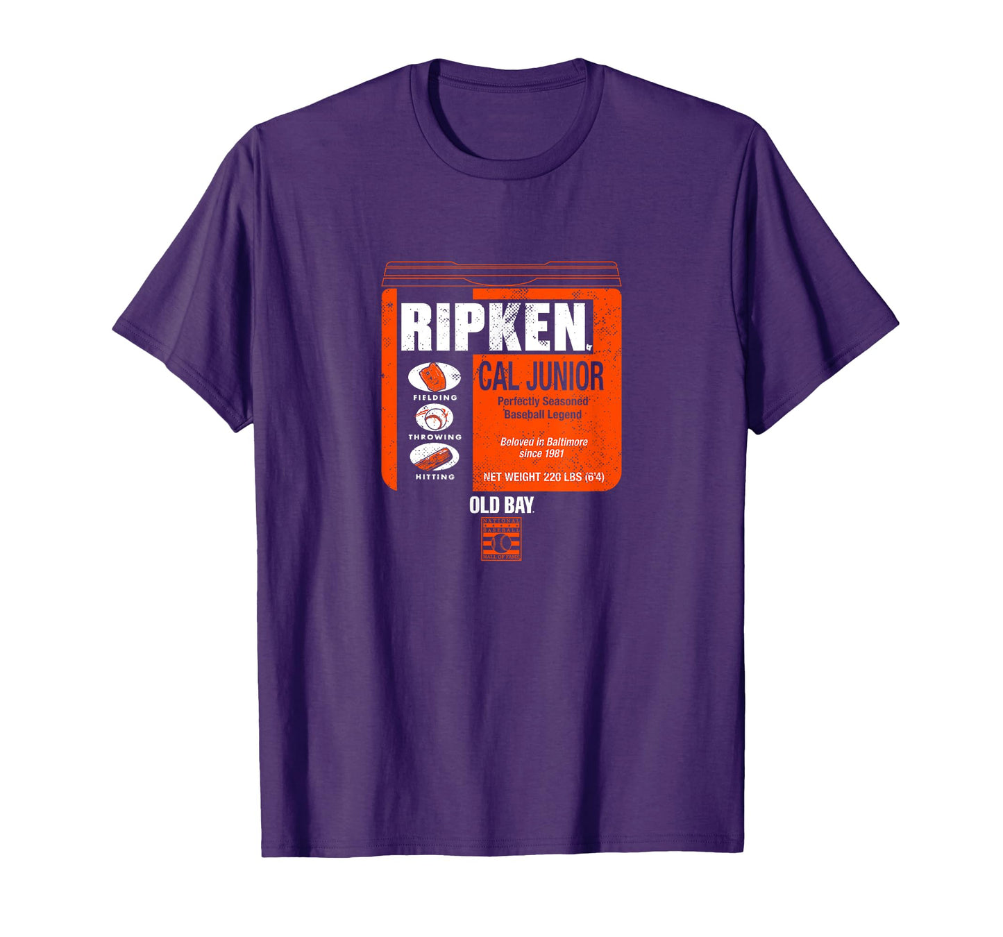 Cal Ripken Jr. - Old Bay Can - Baltimore Baseball T-Shirt