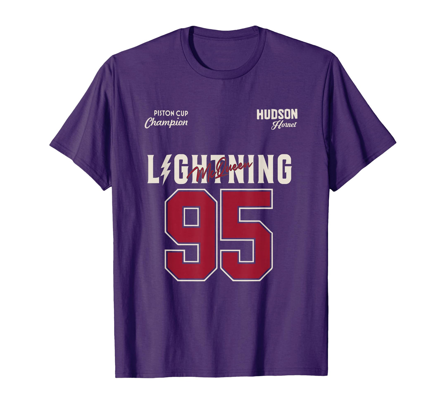 Disney Pixar Cars Lightning McQueen 95 Racer Look T-Shirt