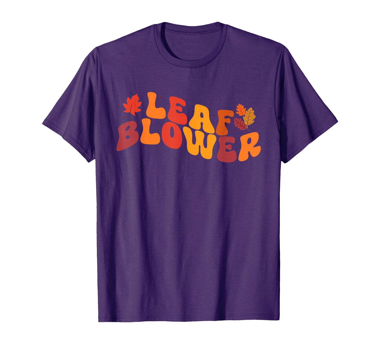 Funny Leaf Blower Fall Costume Couple Halloween Matching T-Shirt