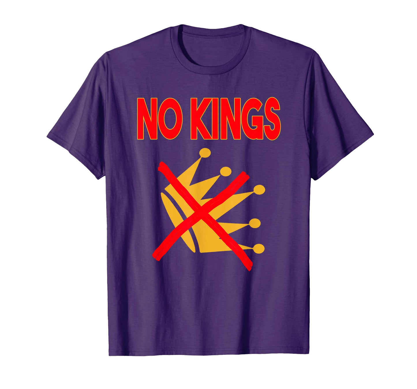 No Kings Patriotic Men Women Liberty No Kings in America T-Shirt