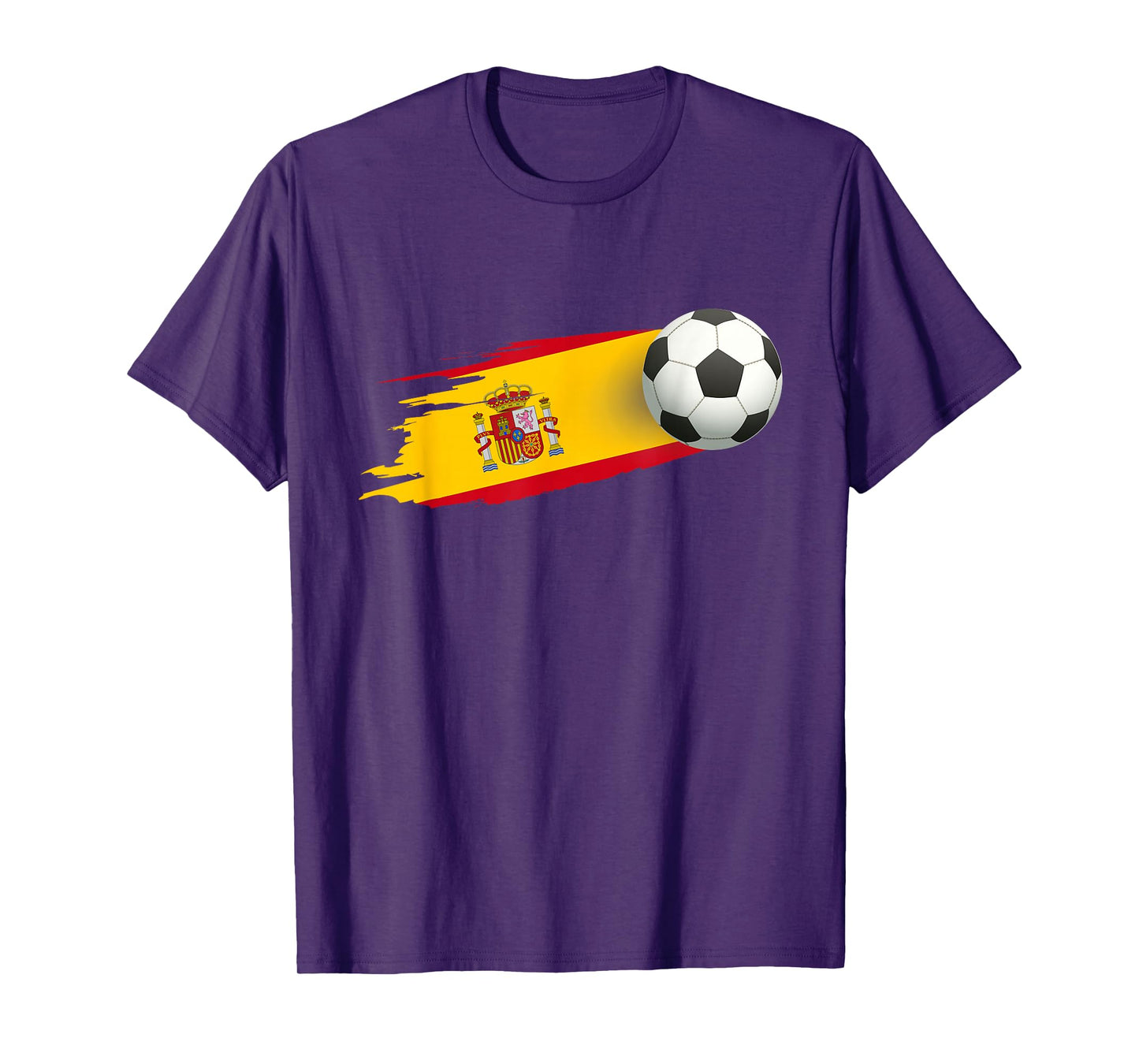 Spain Soccer Ball Spain Flag Jersey - Spanish Football Fan T-Shirt