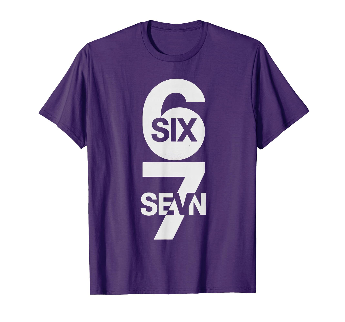 Six Seven 6 7 Meme Design 6 7 T-Shirt