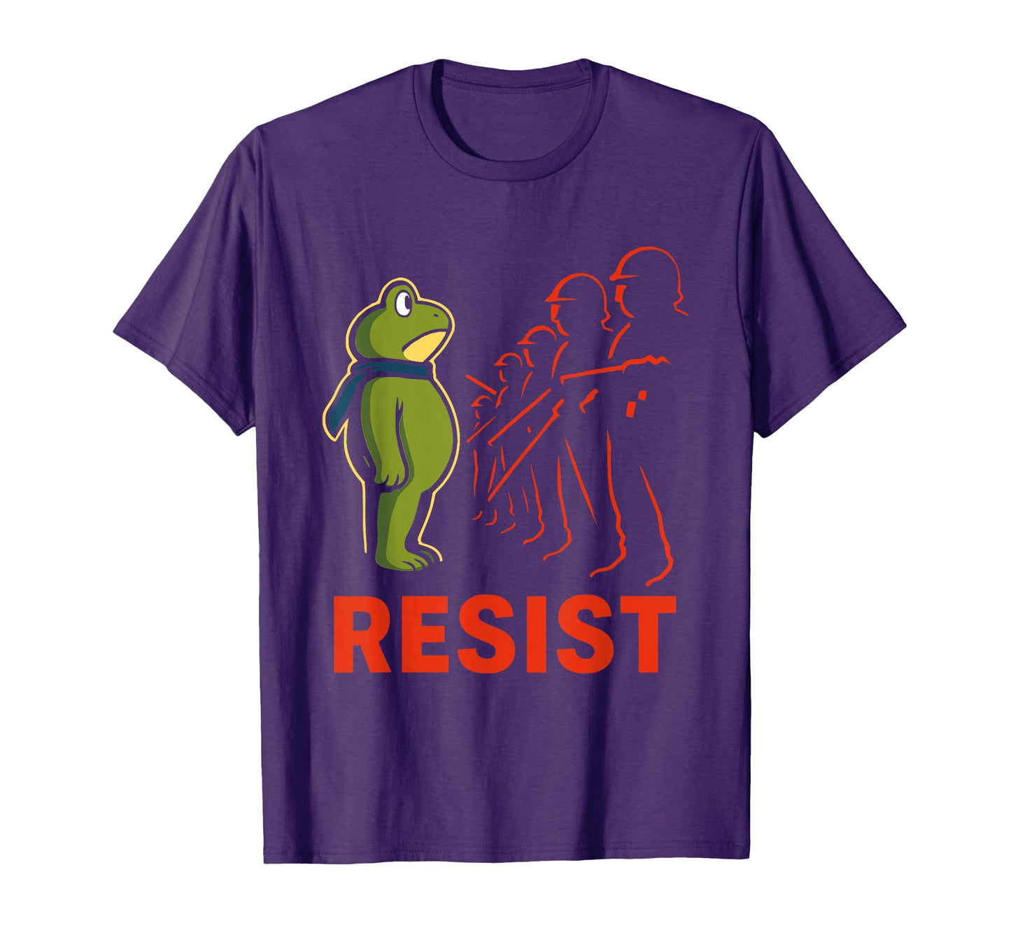 Vintage Portland 2025 Resist Portland Frog Protest Men Women T-Shirt
