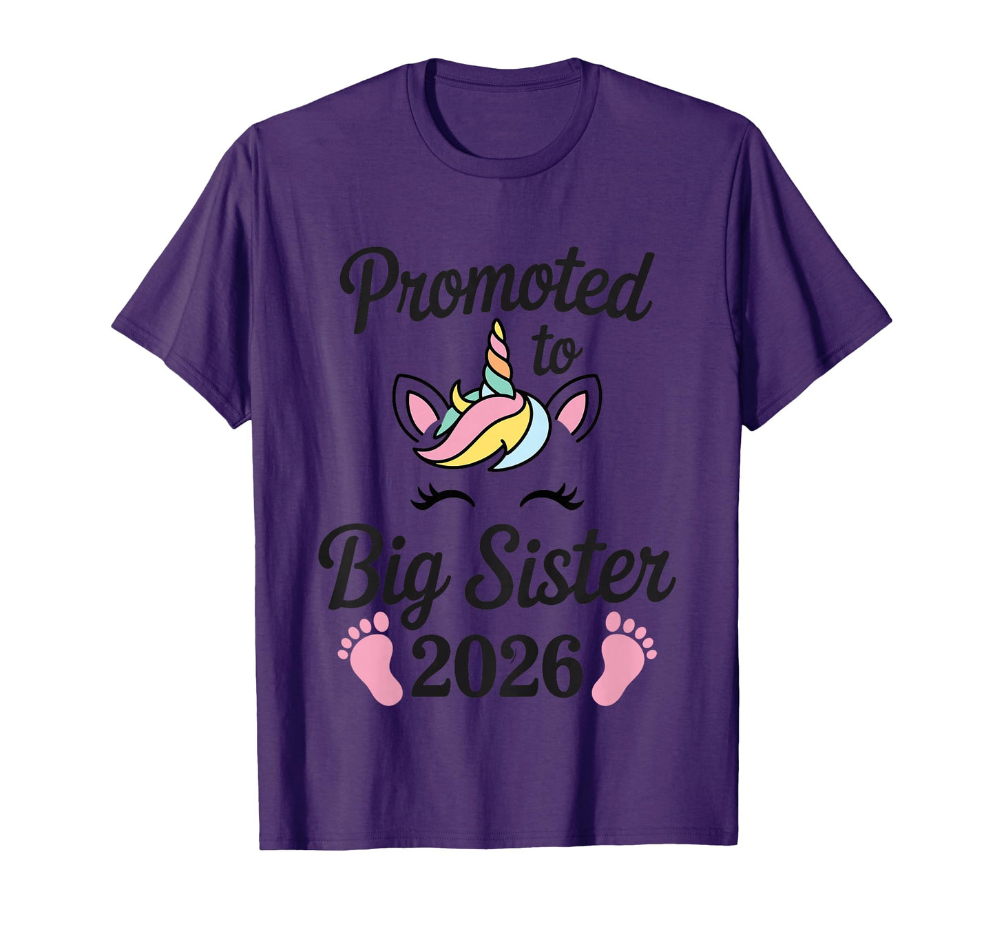 Kids Promoted to Big Sister 2026 T-Shirt