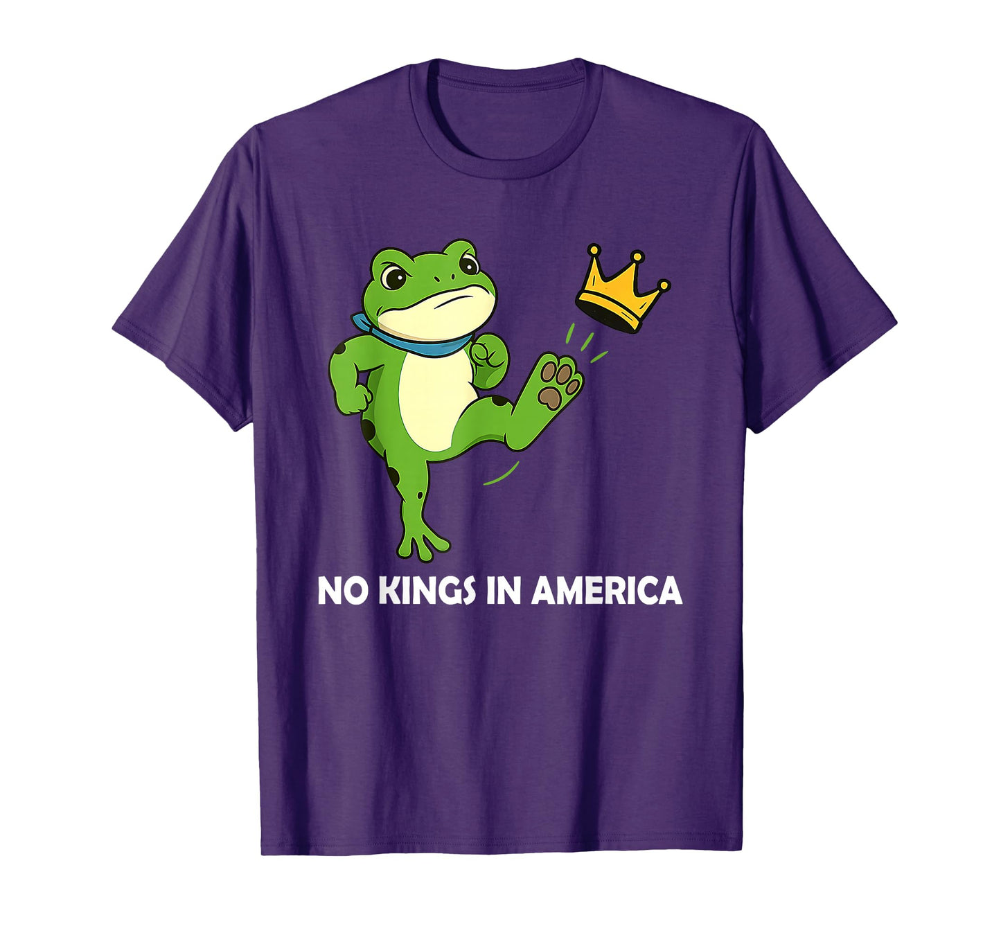Frog No Kings Shirt Men Women No Kings in America T-Shirt