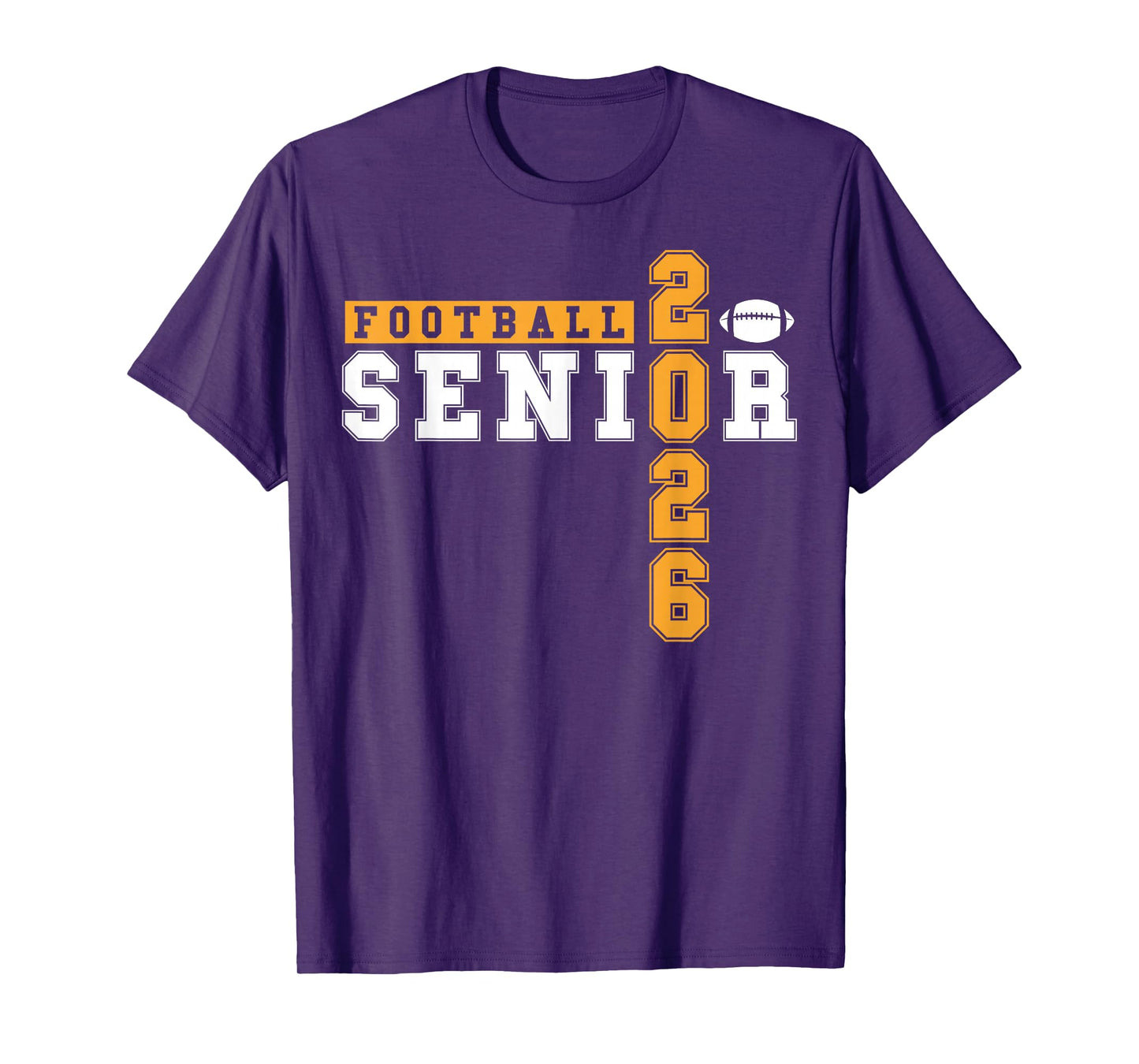 Football Senior Night Football Senior 2026 Graduation 17 T-Shirt
