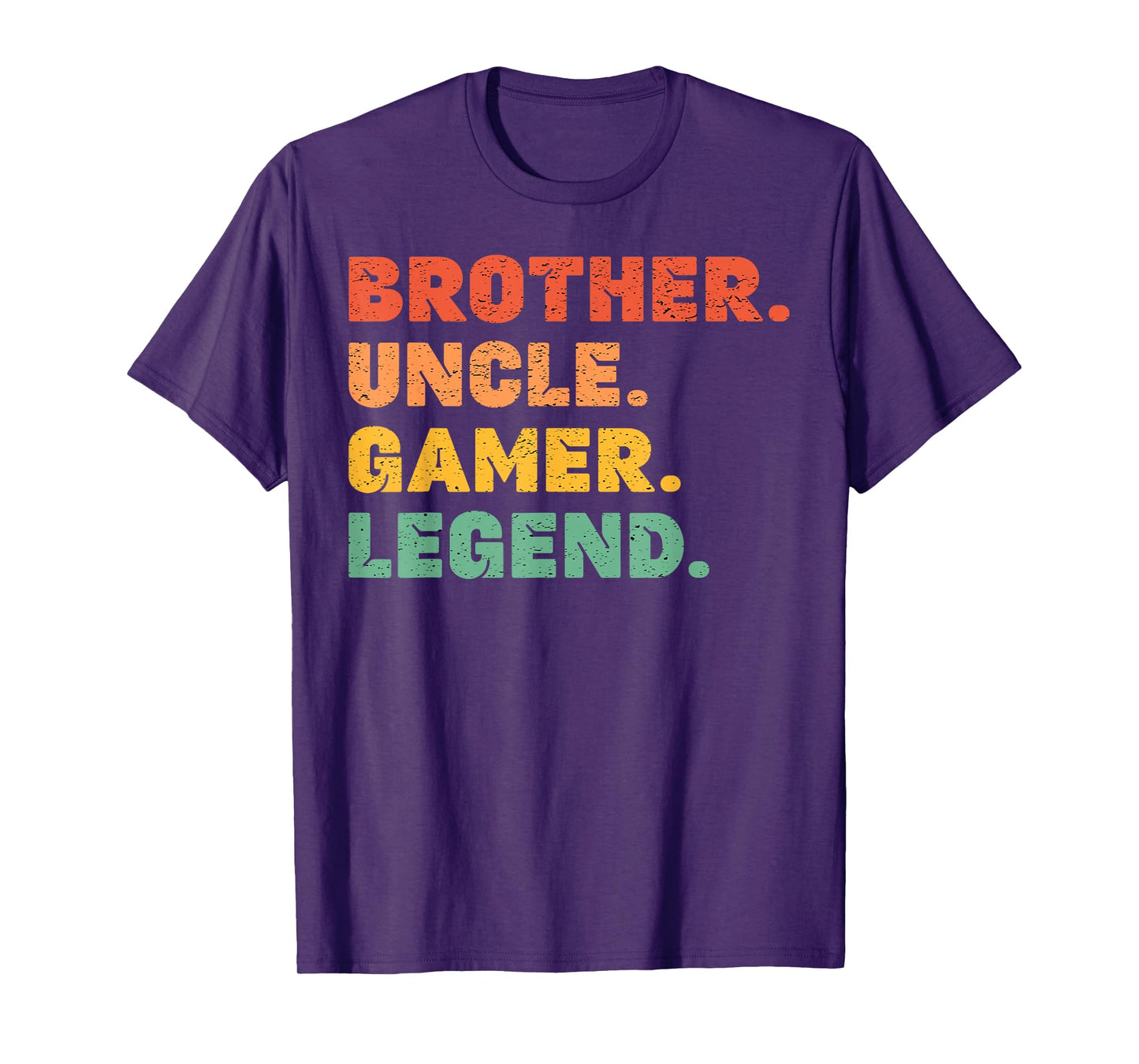Funny Gamer Brother Uncle Gaming Legend Vintage Video Game T-Shirt