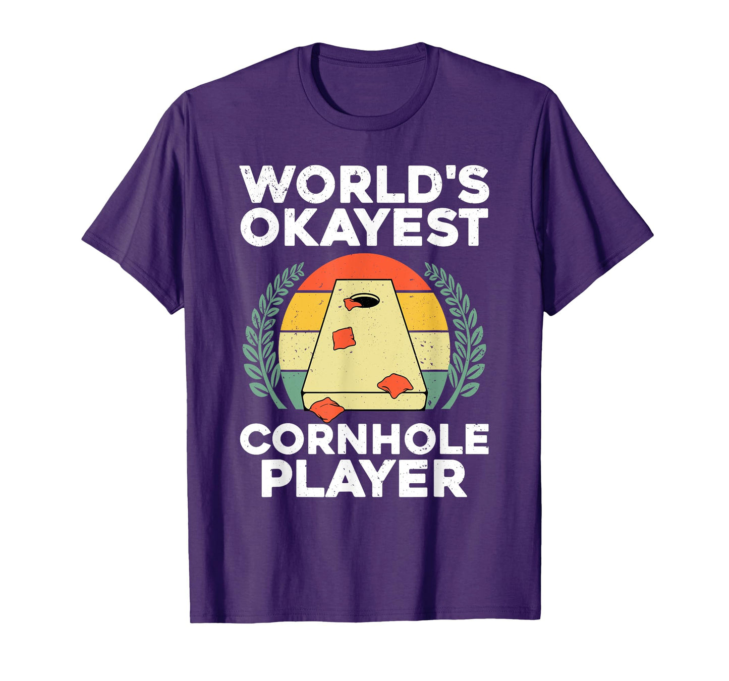 Cool Cornhole Design For Men Women Corn Hole Cornhole Player T-Shirt
