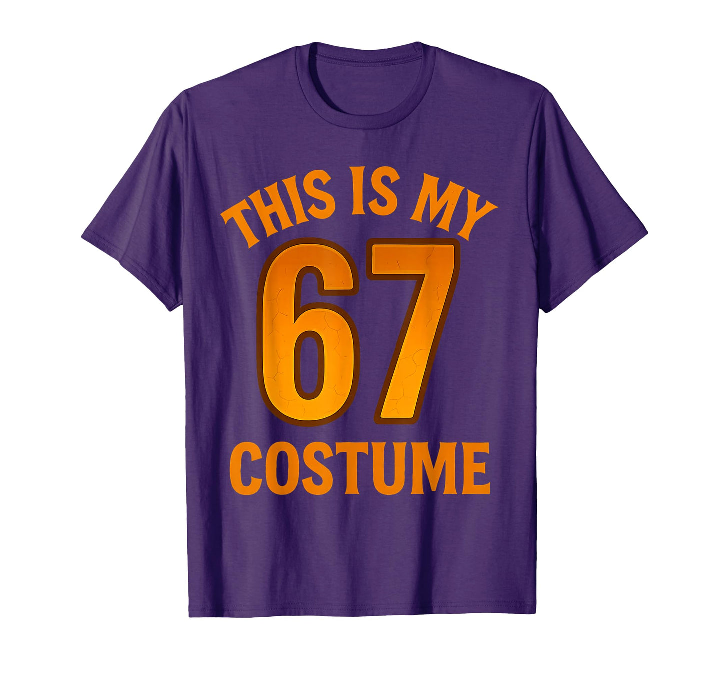 This is My Halloween 67 Costume Lazy Brainrot Meme Boys Kids T-Shirt