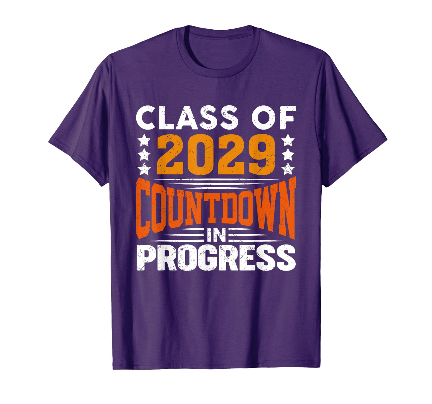 Class of 2029 Countdown in Progress Vintage First Day T-Shirt