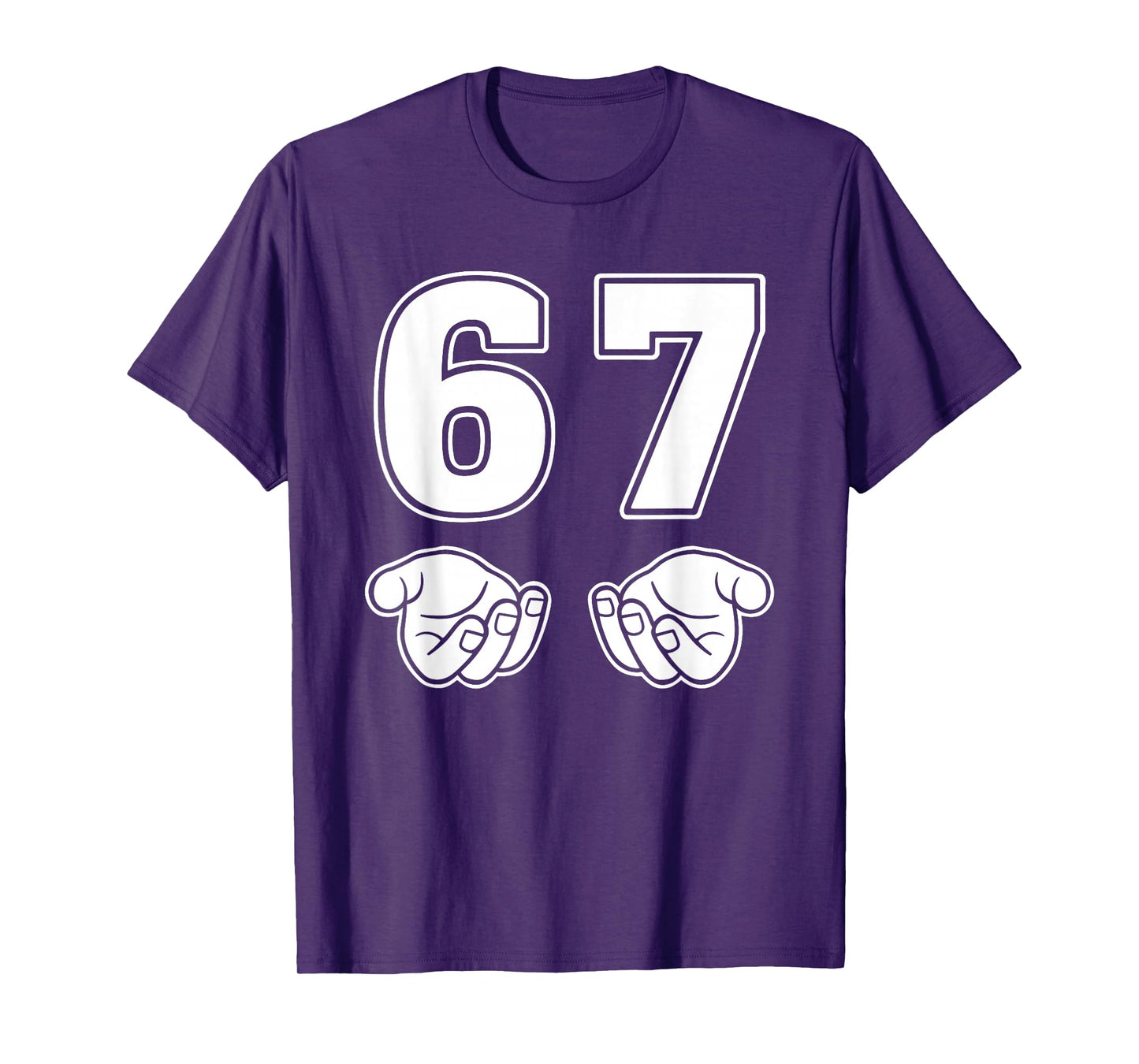 67 Meme Funny Six Seven Retro 6-7 Gen Sigma Aura Slang T-Shirt