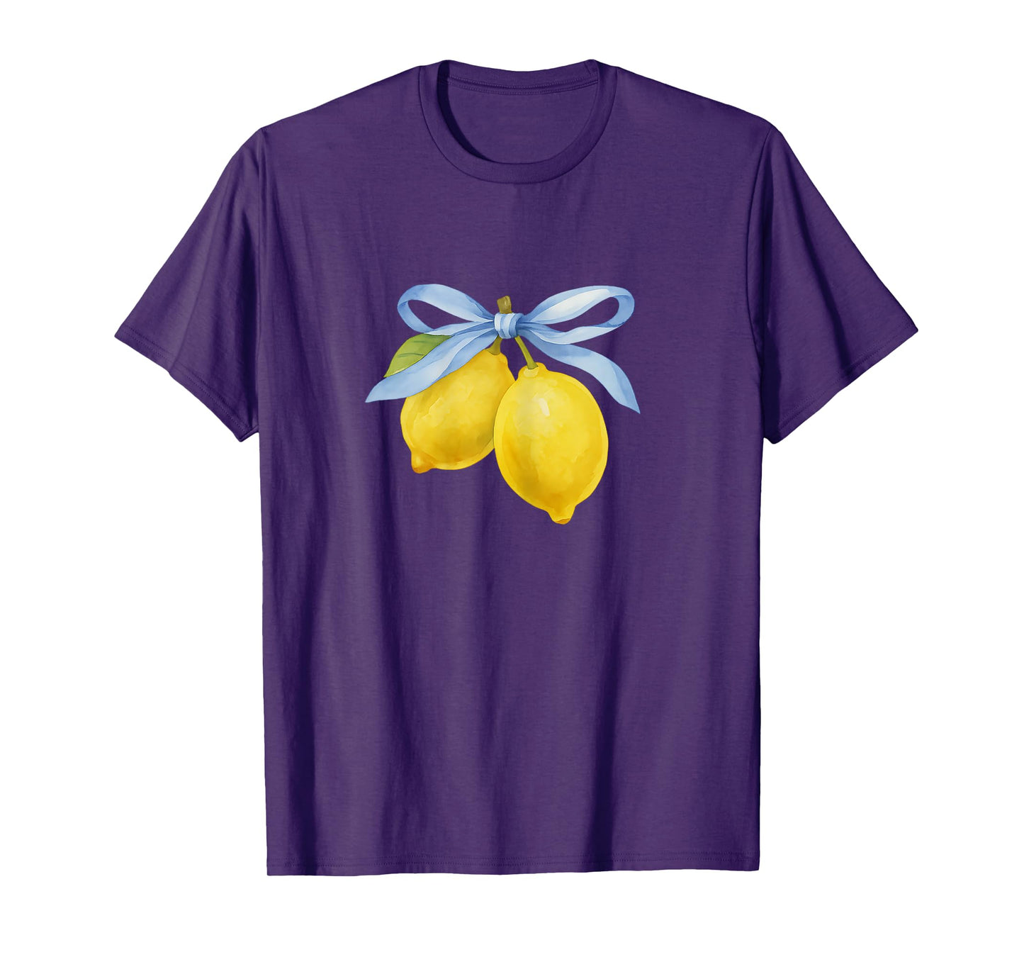 Lemon Graphic Tees for Women Girls Fruit Coquette Bow y2k T-Shirt