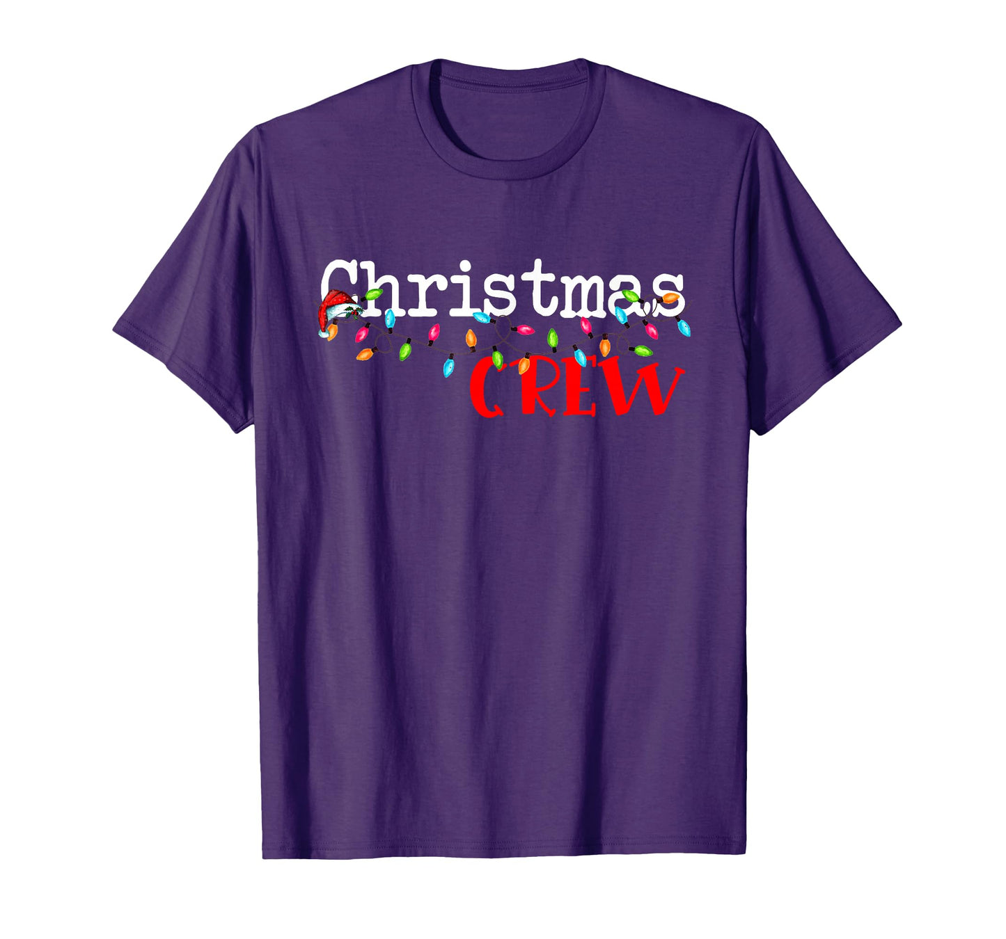 Christmas Crew Xmas Lights Family T-Shirt