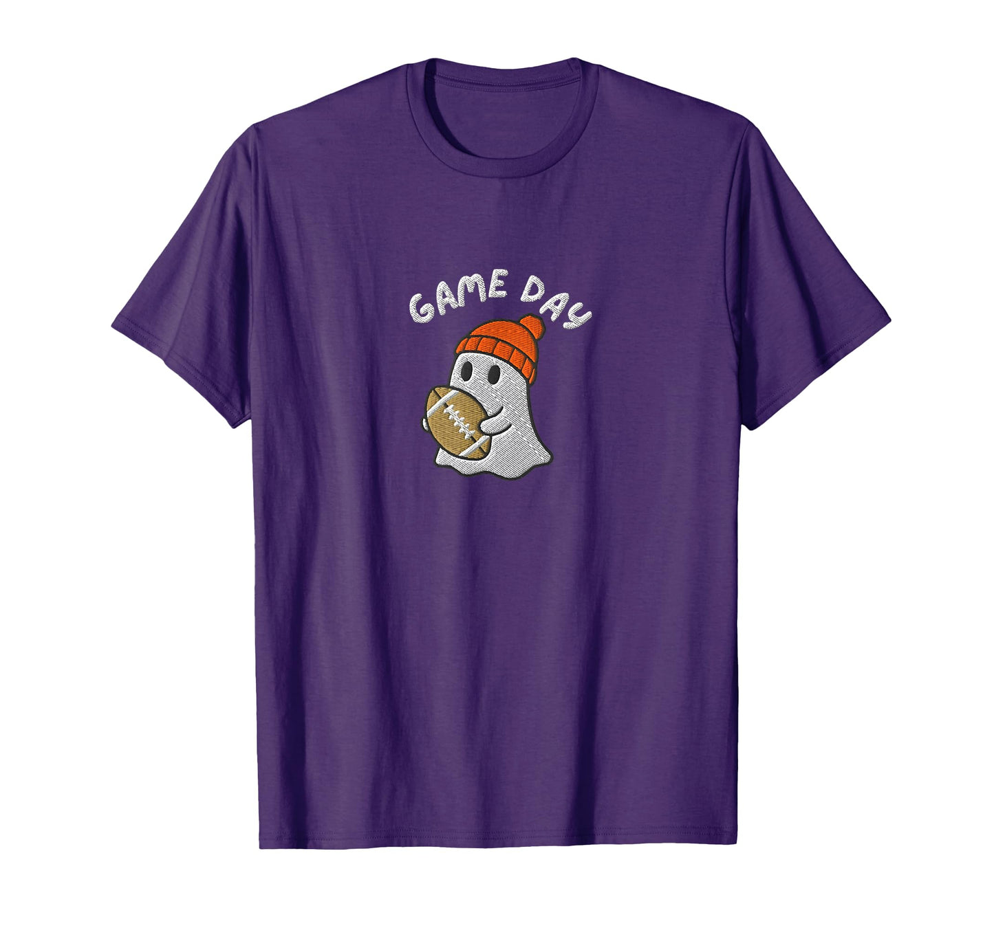 Football Game Day Ghost Halloween T-Shirt