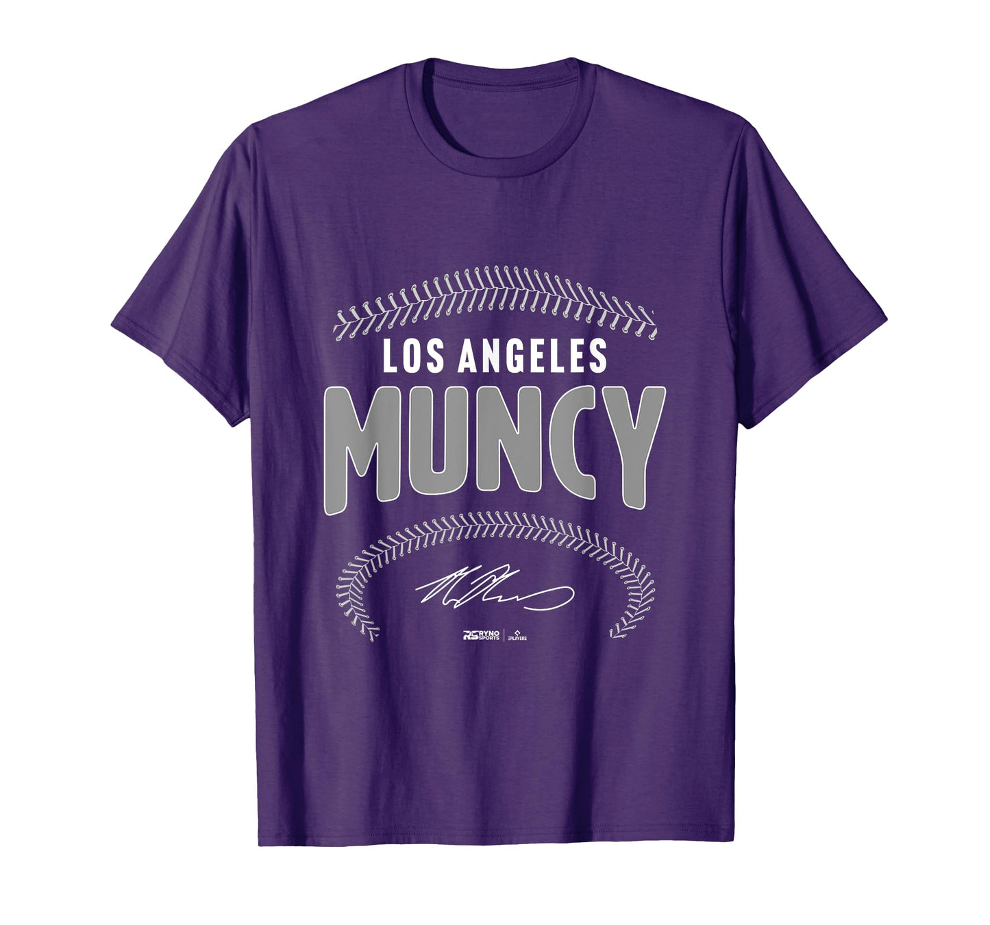 Max Muncy Los Angeles Baseball Name & Number (Front & Back) T-Shirt