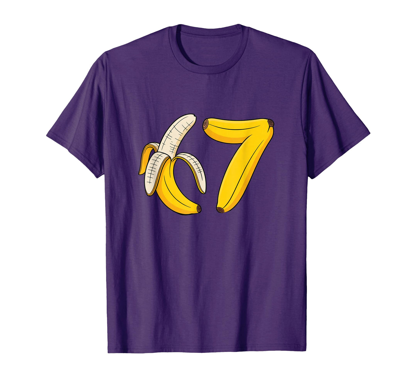 67 Banana Rizz Meme Funny Six Seven Gen Alpha Slang 6 7 T-Shirt