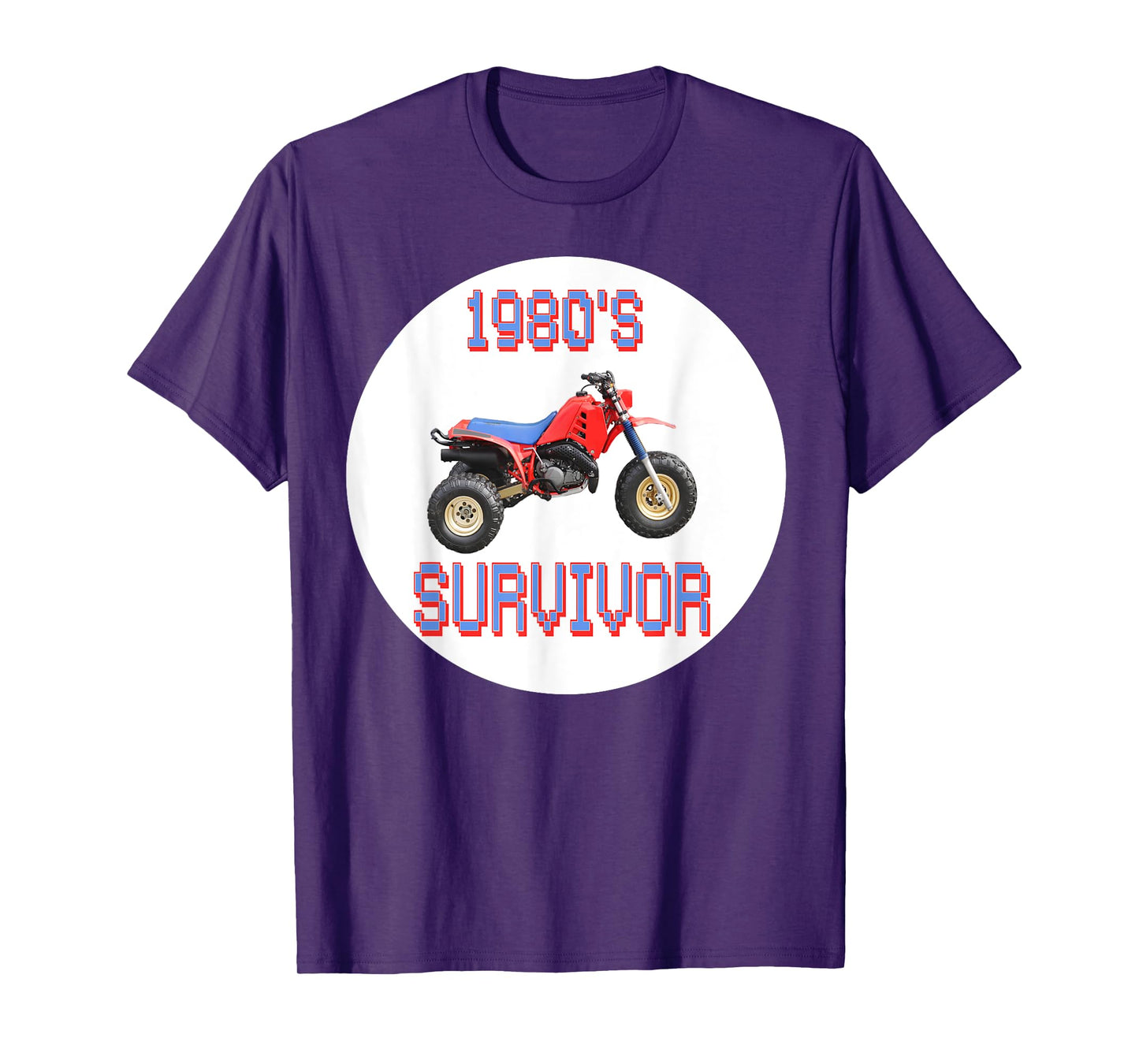 Funny 80's Survivor Three Wheeler T-Shirt