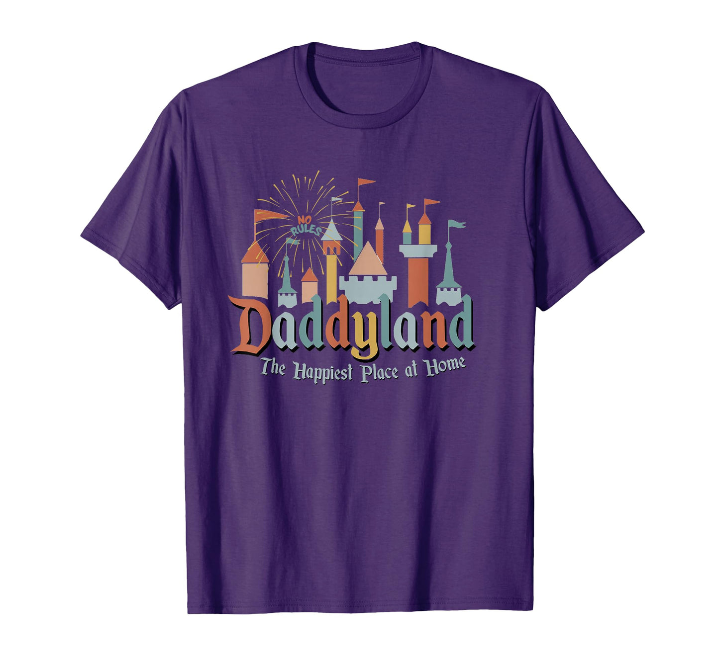 Funny Father's Day T-Shirt Daddyland Papa Dad Gift T-Shirt