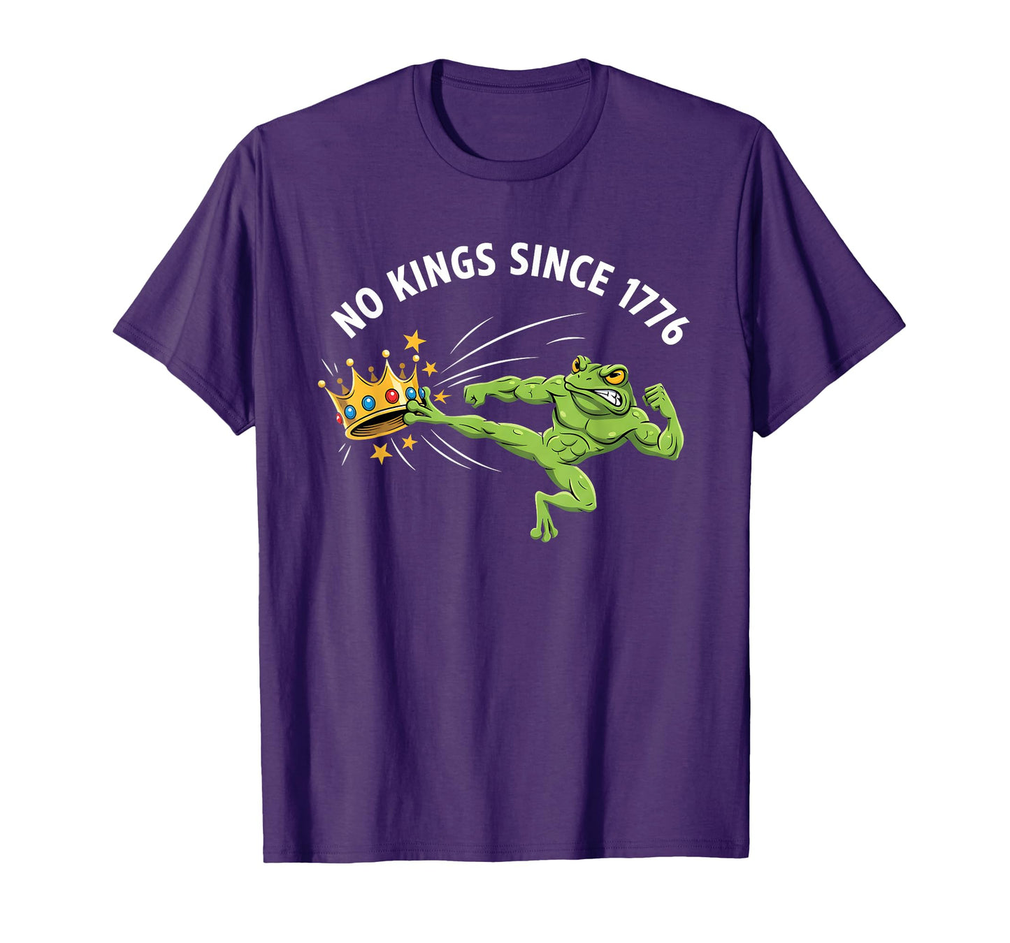No Kings Since 1776 Frog Protest No Kings in America T-Shirt