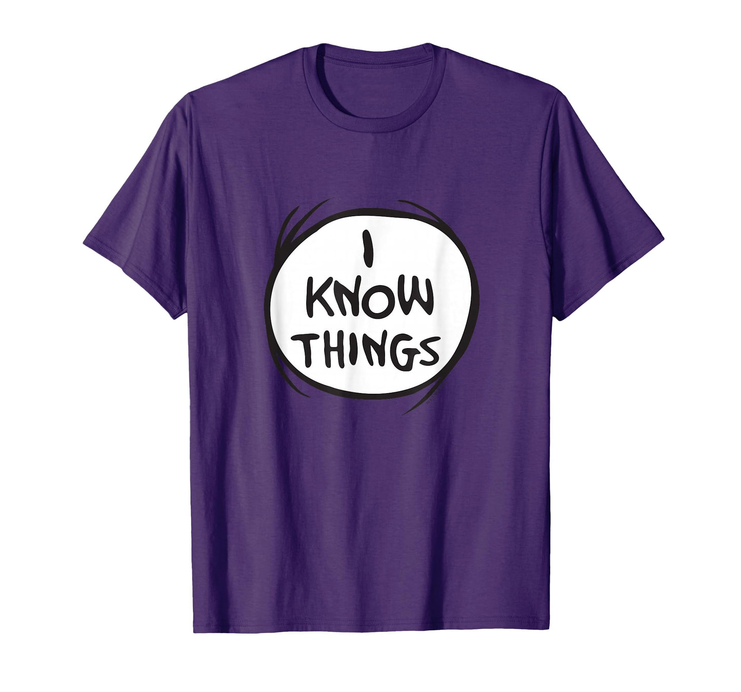 Dr. Seuss Cat In The Hat I Know Things Color Option T-Shirt