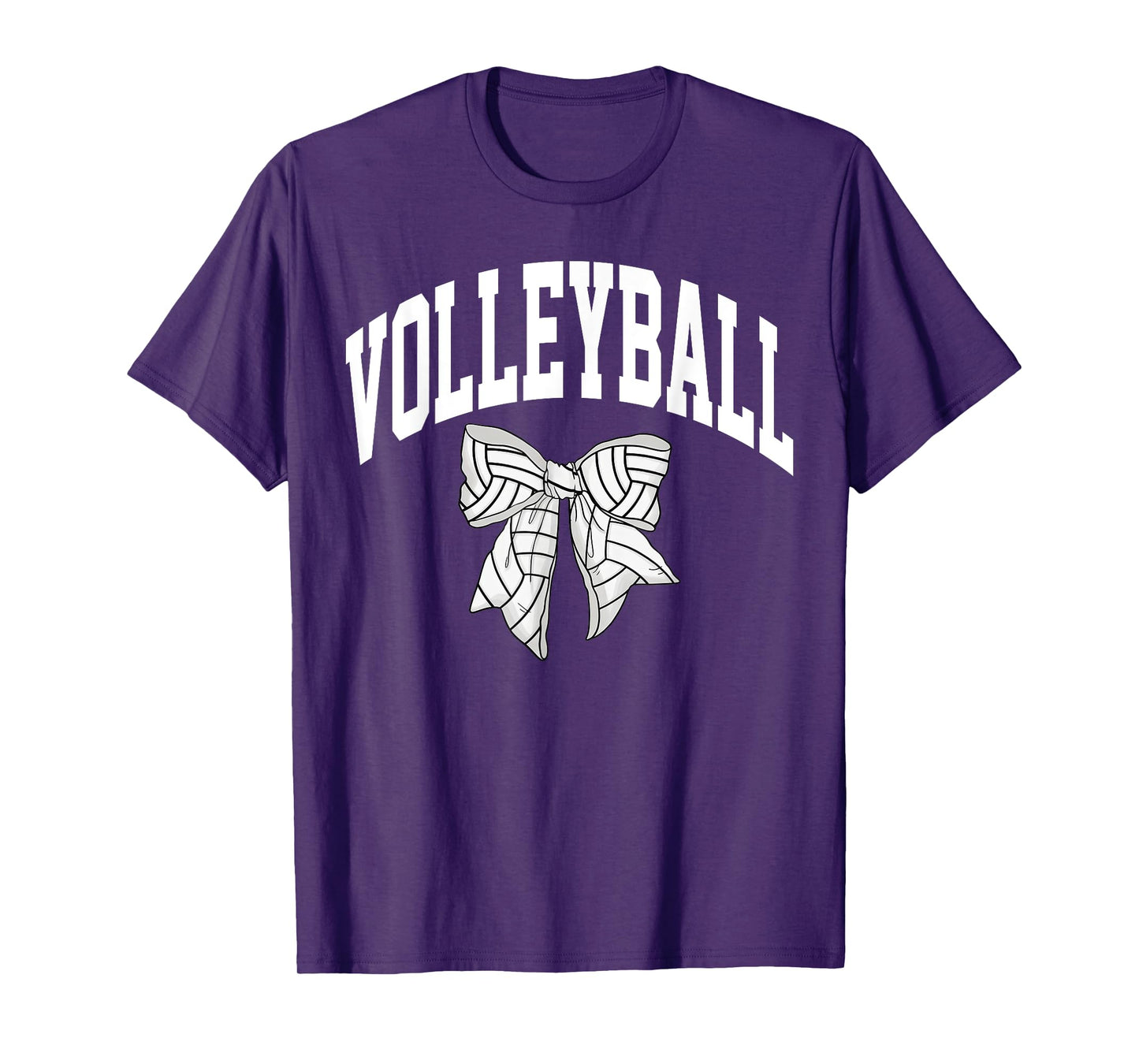 Volleyball Game Day Coquette Bow Volleyball Girls Women T-Shirt