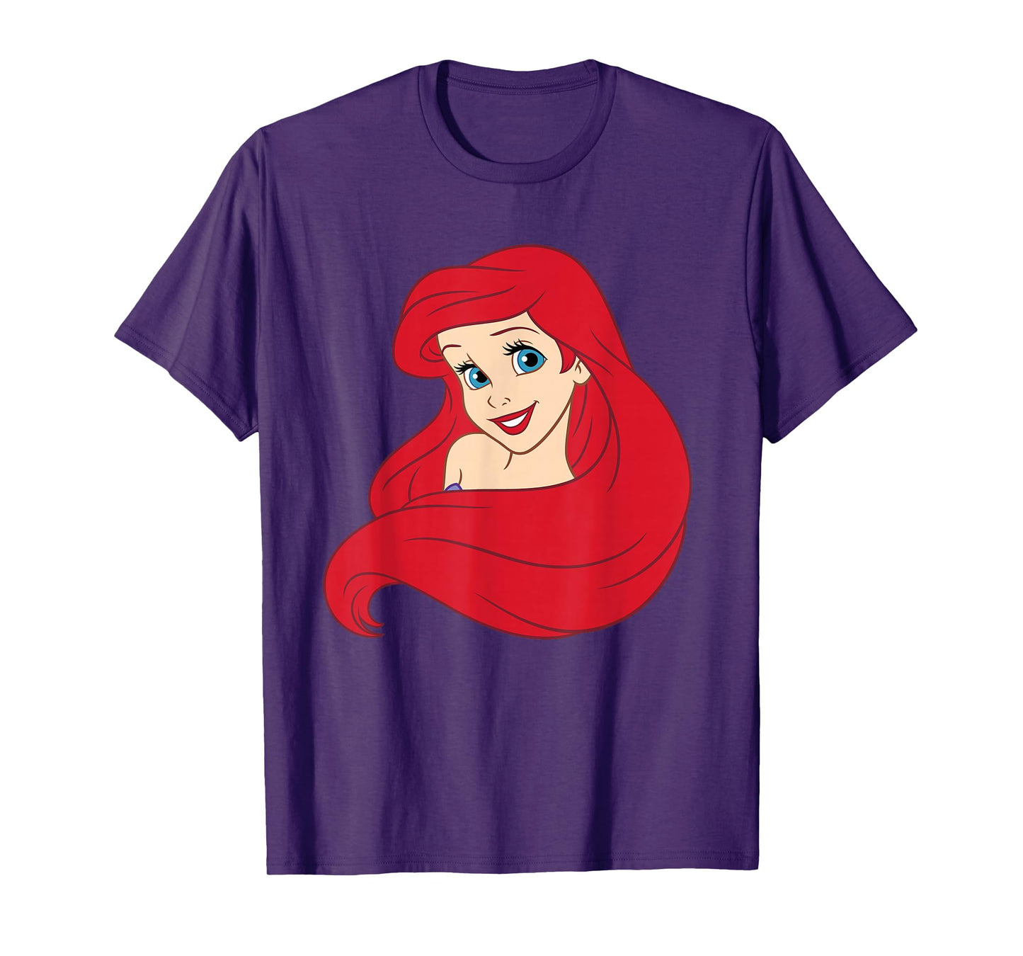 Disney The Little Mermaid Princess Ariel Big Face Costume T-Shirt