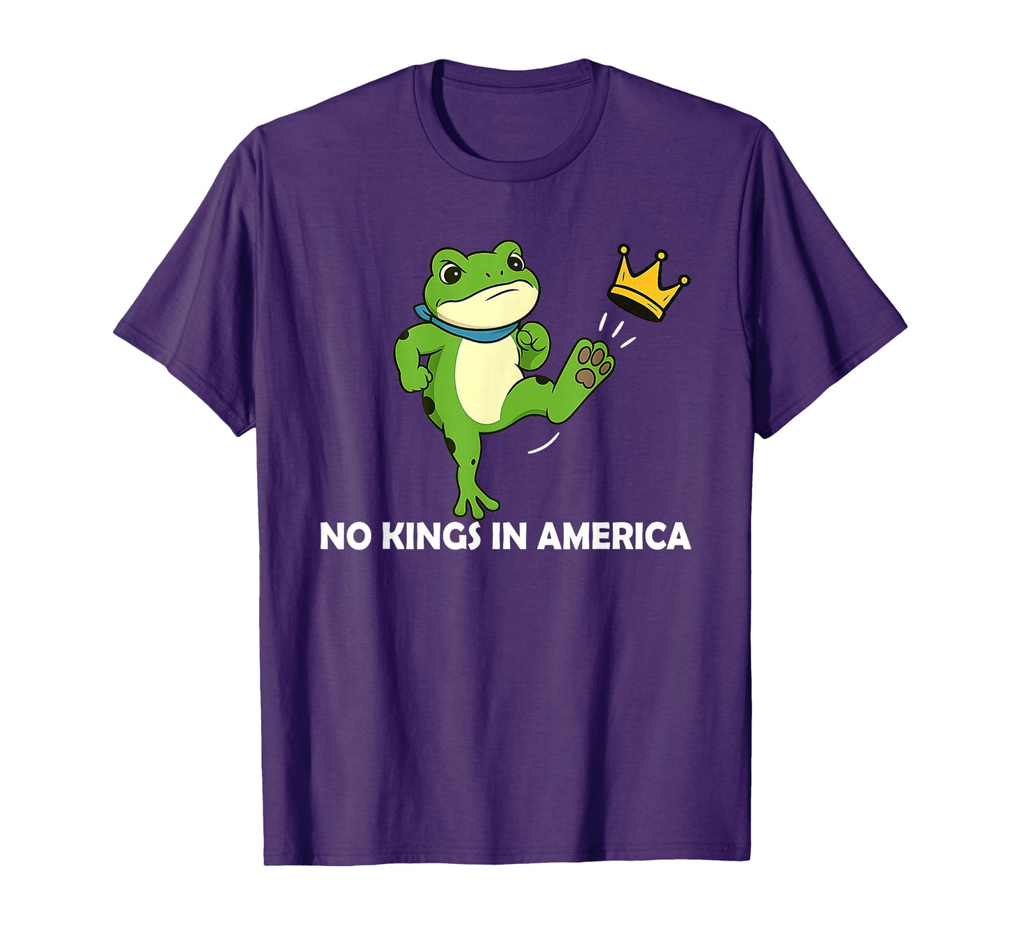 Frog No Kings in America We The People Political T-Shirt
