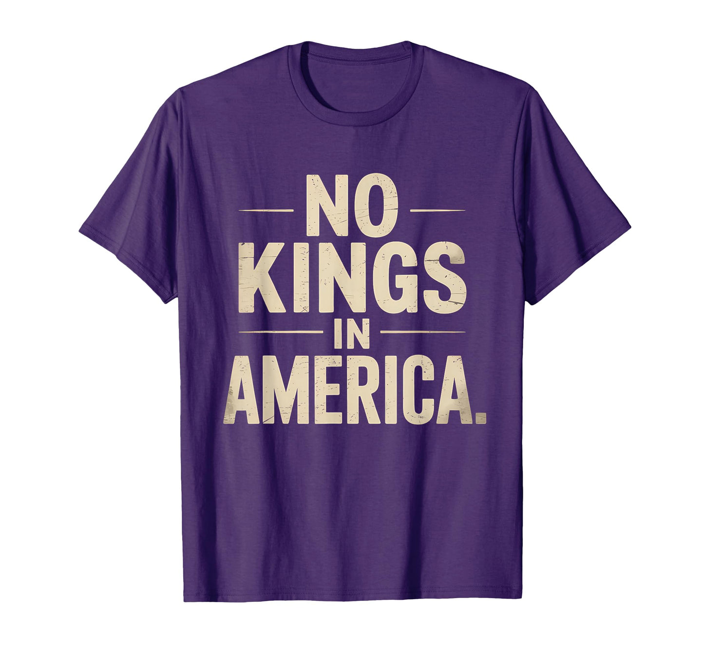 No Kings in America Shirt Minimal Protest Democracy Truth T-Shirt