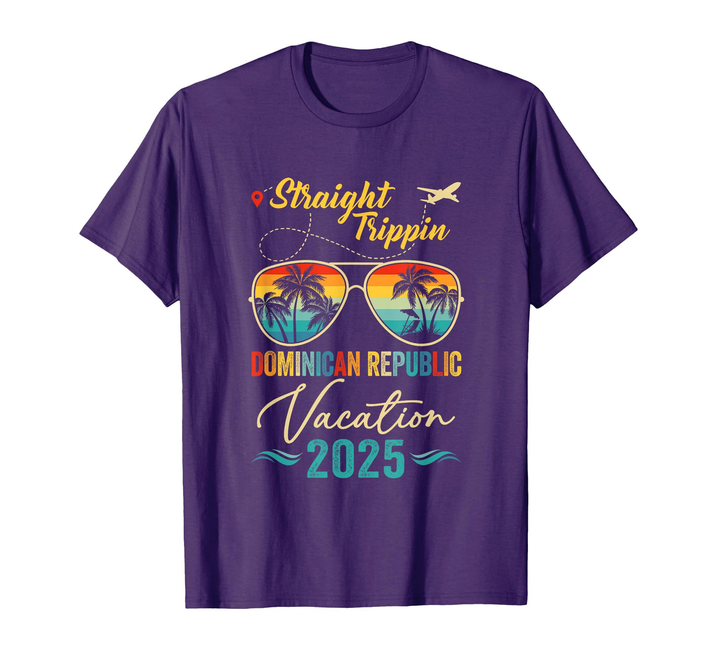 Straight Trippin Dominican Republic 2025 Family Summer T-Shirt