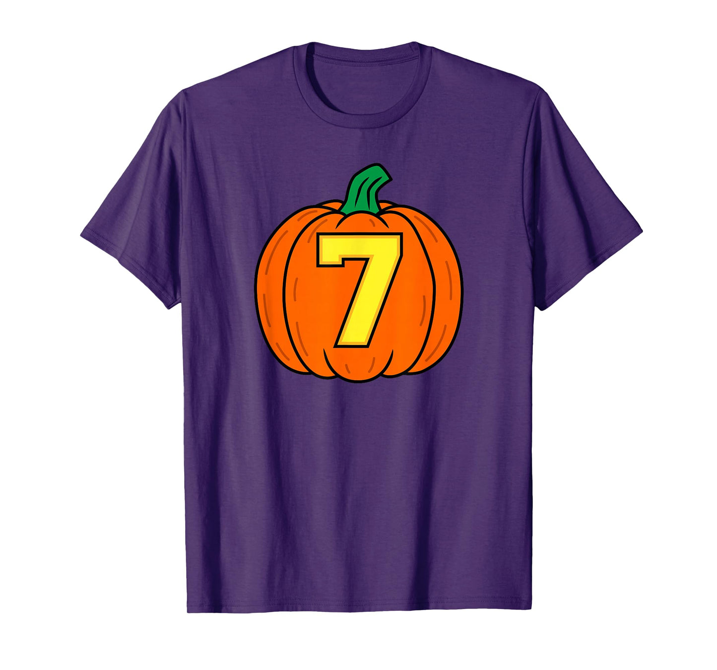 Halloween Number 7 Pumpkin Costume T-Shirt