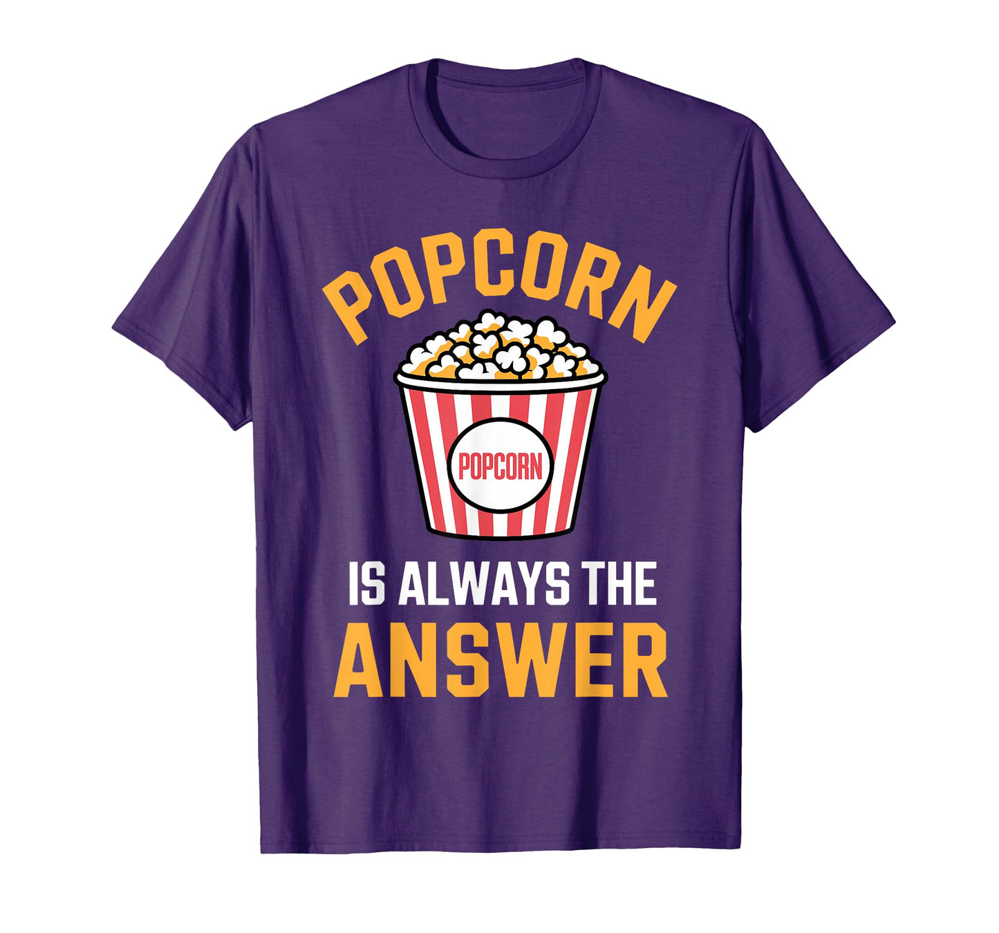 Funny Popcorn Costume for Men Women Popcorn Lover Pop Corn T-Shirt