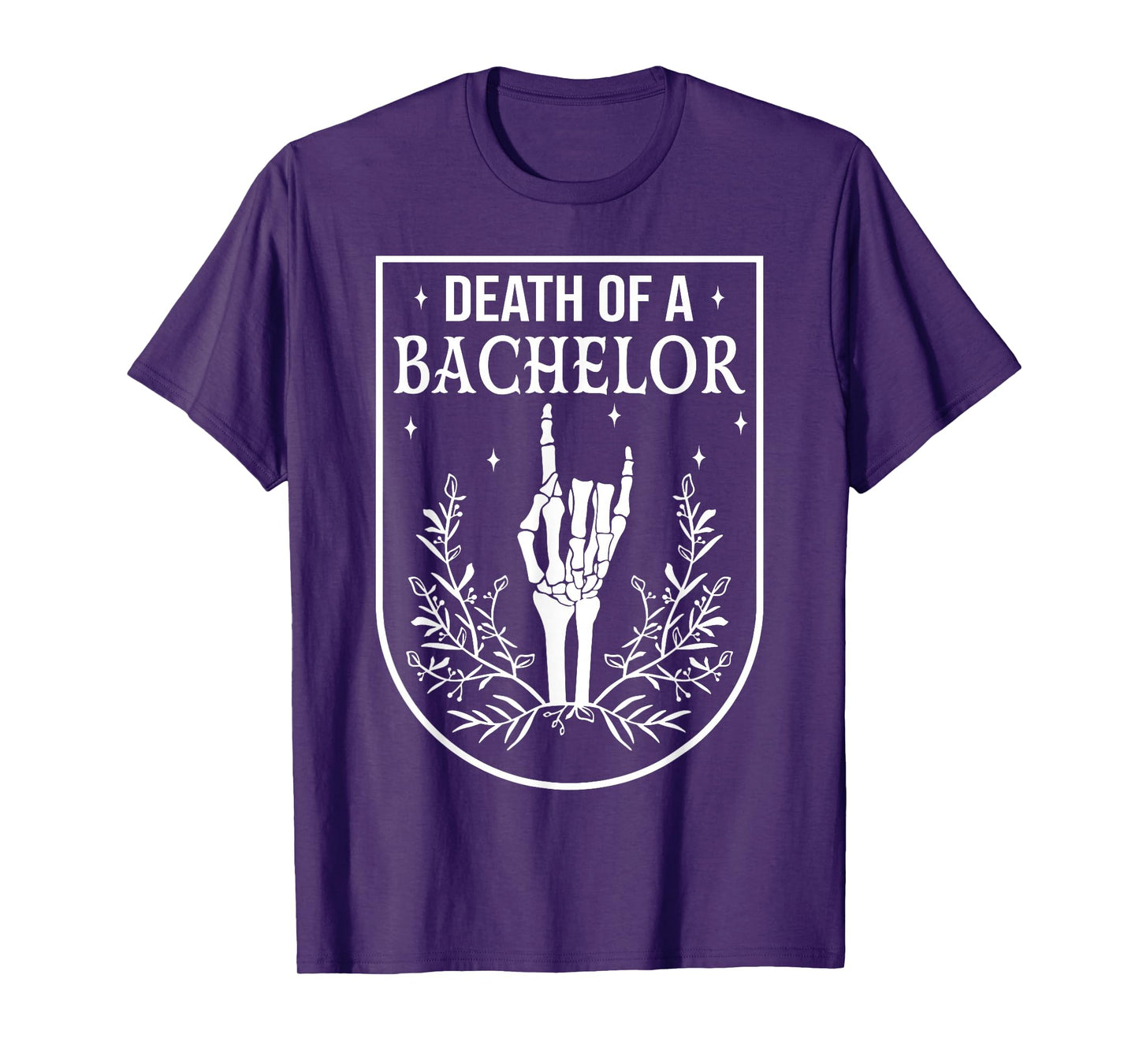 Death of A Bachelor Party Men Groom Crew Gothic Halloween T-Shirt