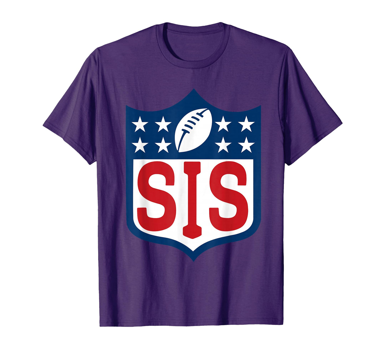 Sis American Football Happy Birthday Family Matching Retro T-Shirt