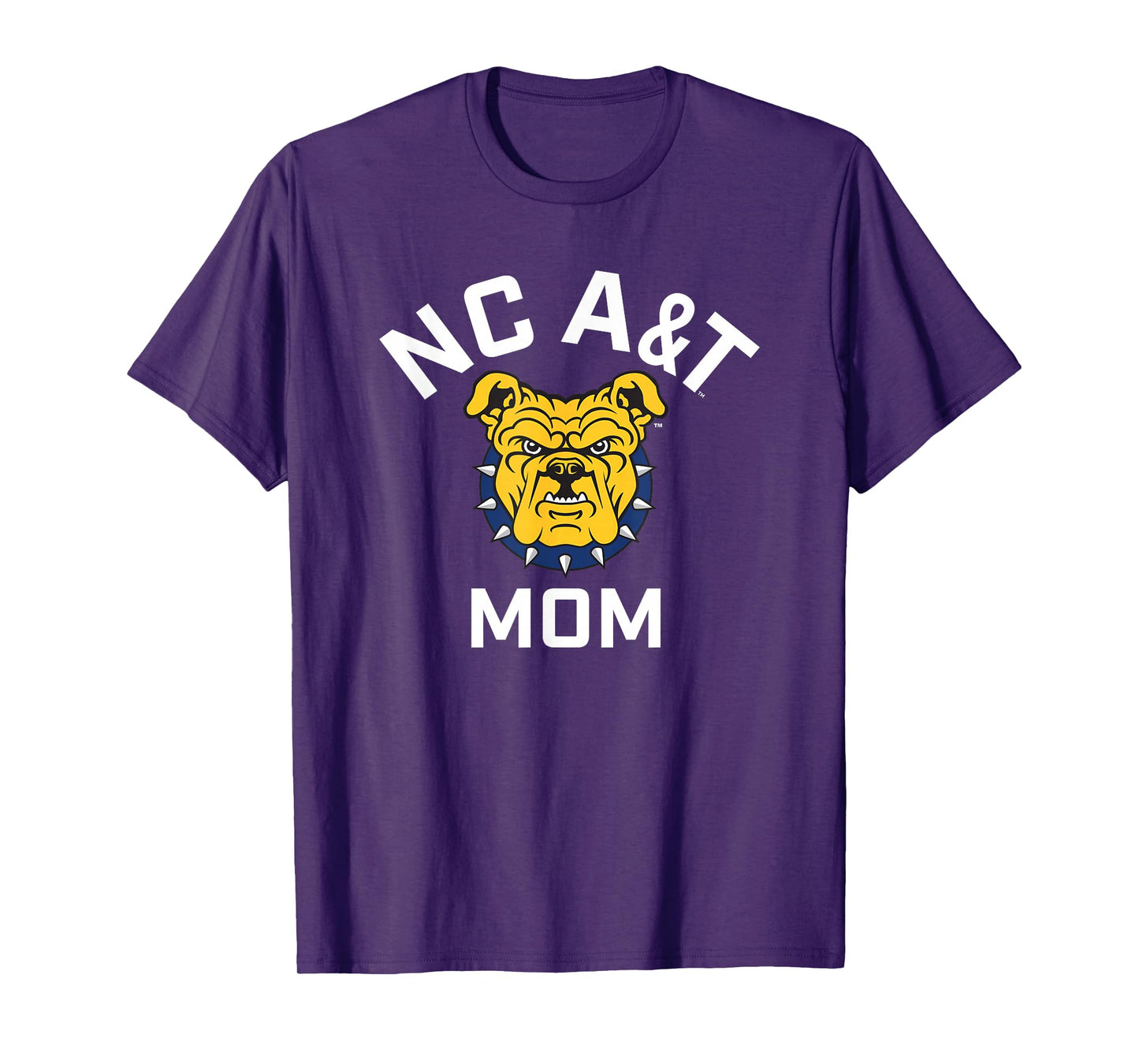North Carolina A&T State University Aggies Arched Mom T-Shirt