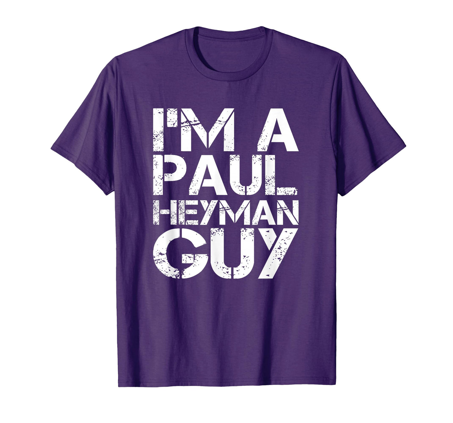 Vintage Quote Im A Paul Meme Heyman Guy Retro Basic T-Shirt - Unisex-Adults - Black - Small - Short Sleeve - T-Shirt