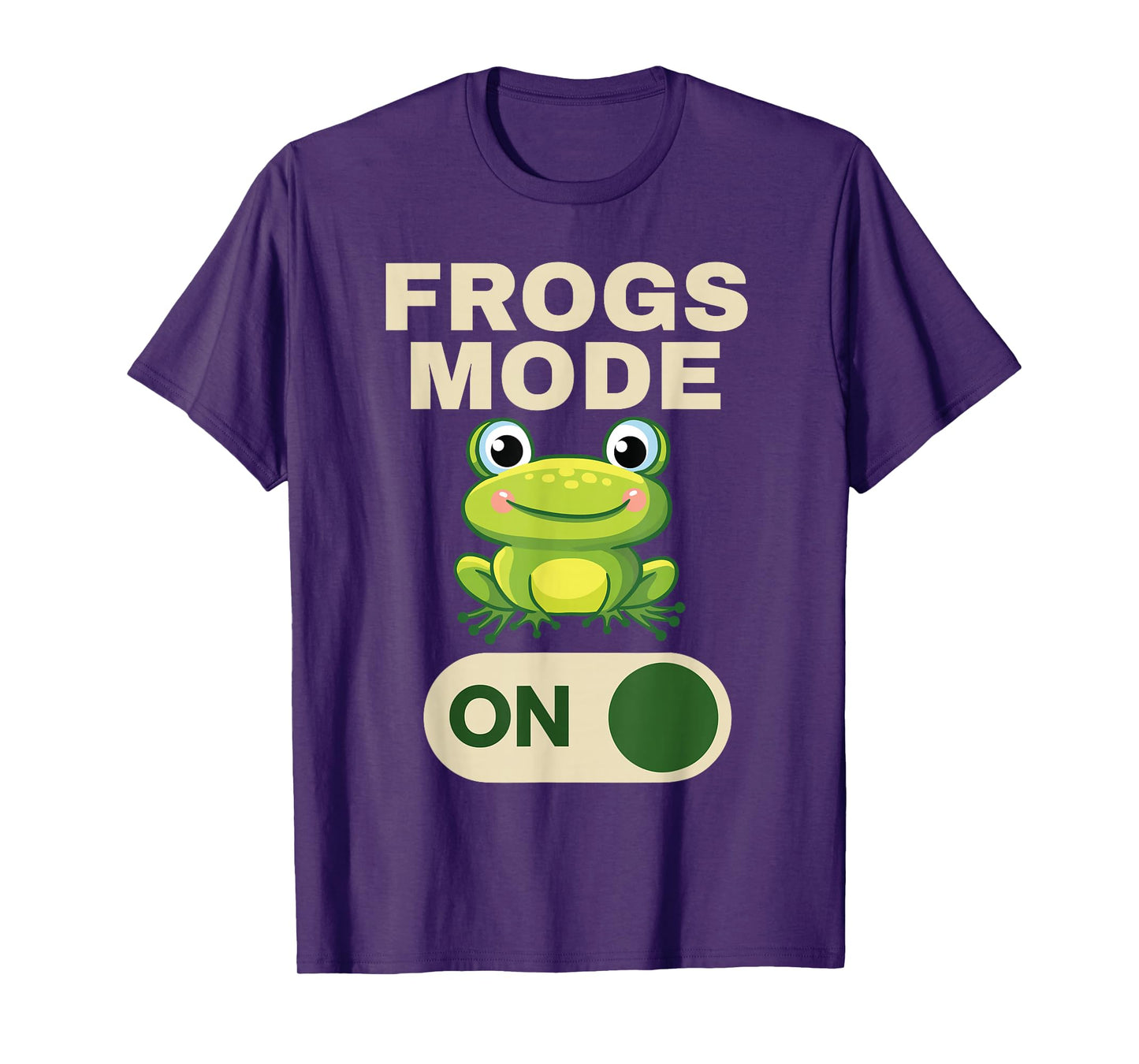 Frog Mode ON Cute Retro Frogs Lover T-Shirt