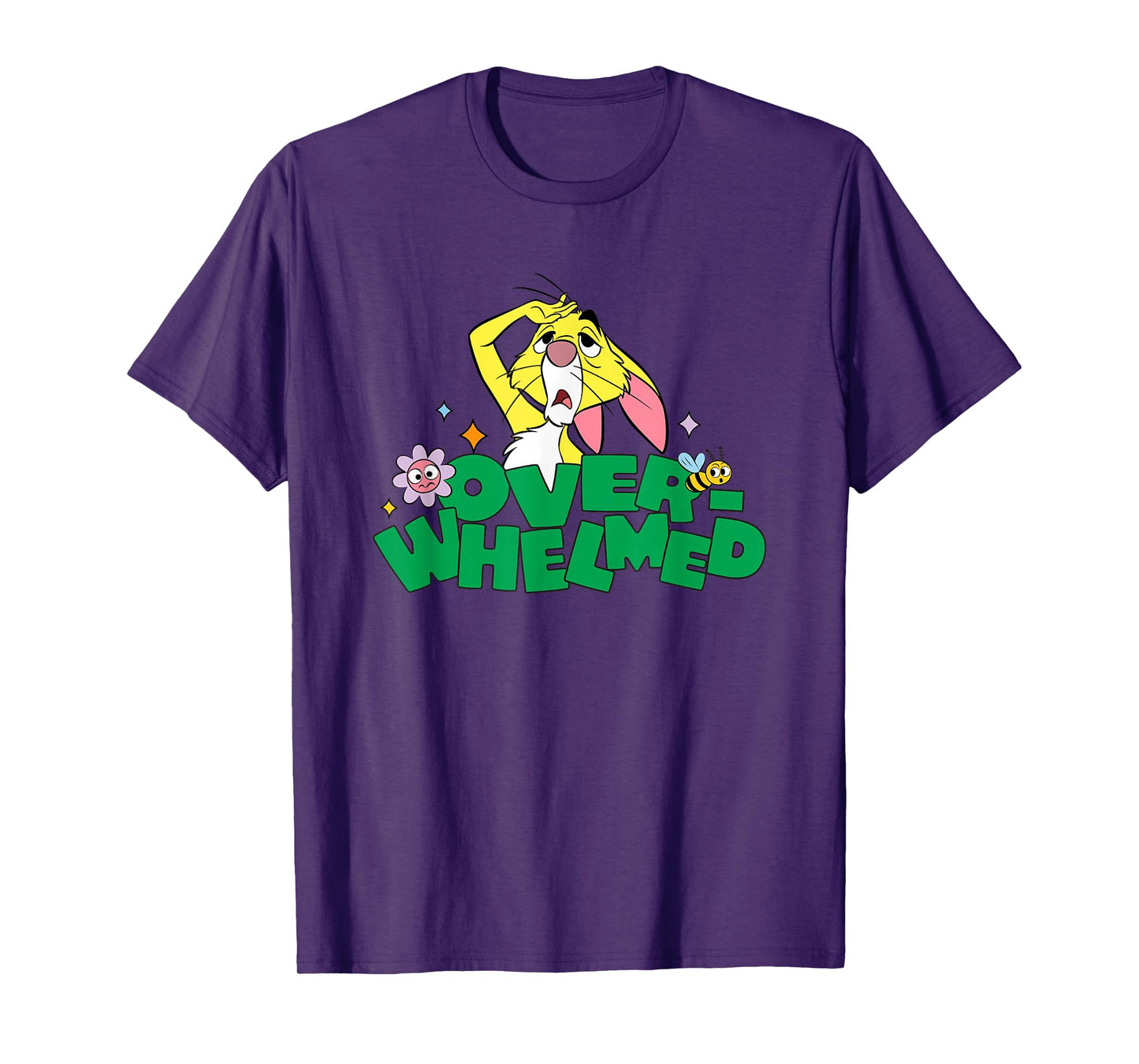 Disney Winnie the Pooh Overwhelmed Rabbit Logo T-Shirt