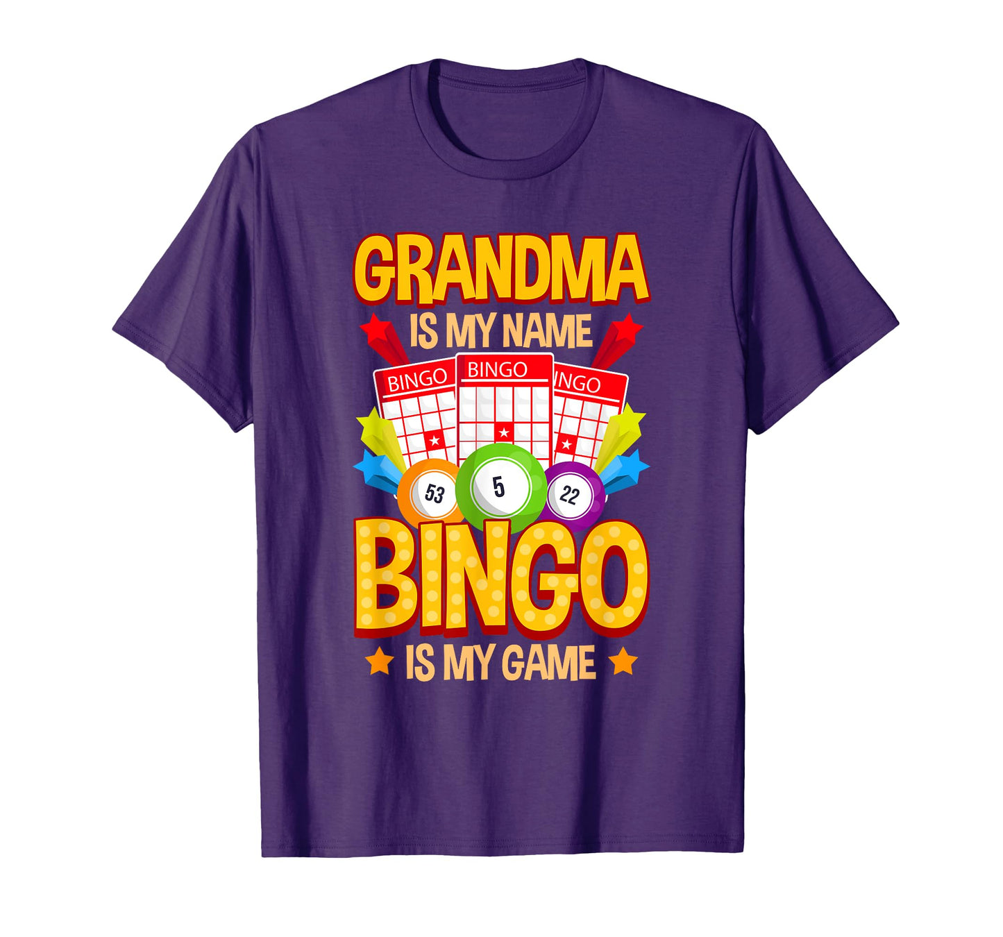 Grandma Is My Name Bingo is My Game T-Shirt
