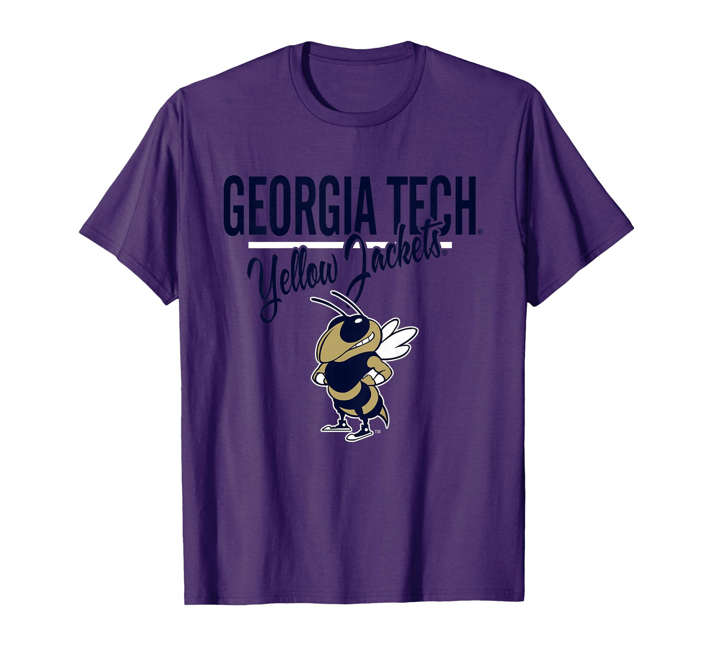 Kids Georgia Tech Yellow Jackets Kid's Mascot Gray T-Shirt