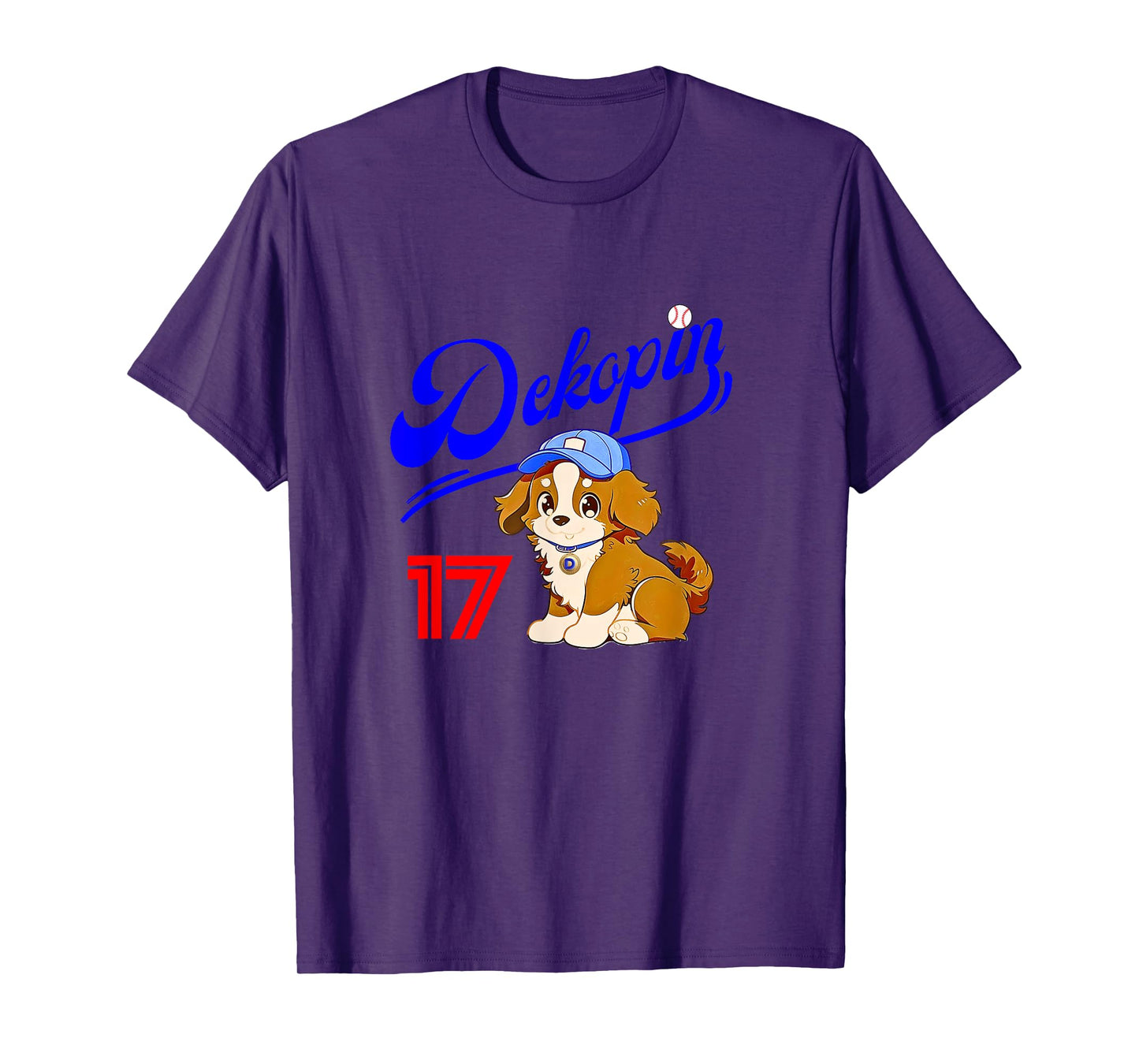 Decopin, Decoy, Dog Shirt, No.17, Otani, Pet Dog, Koi Kerhondier, Baseball Game, Decoy T-Shirt