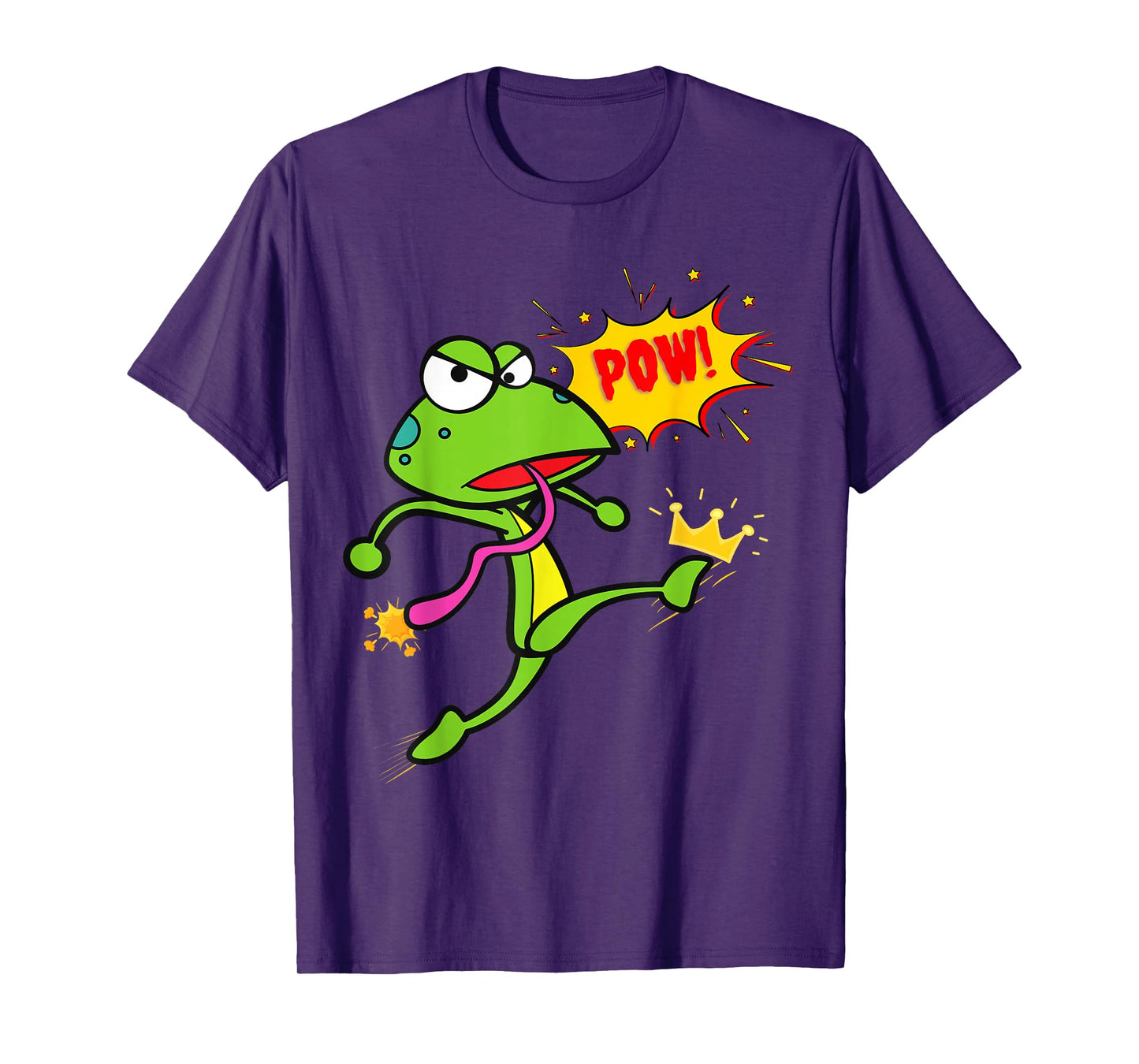 Frog No King Protest America Frog King Crown T-Shirt