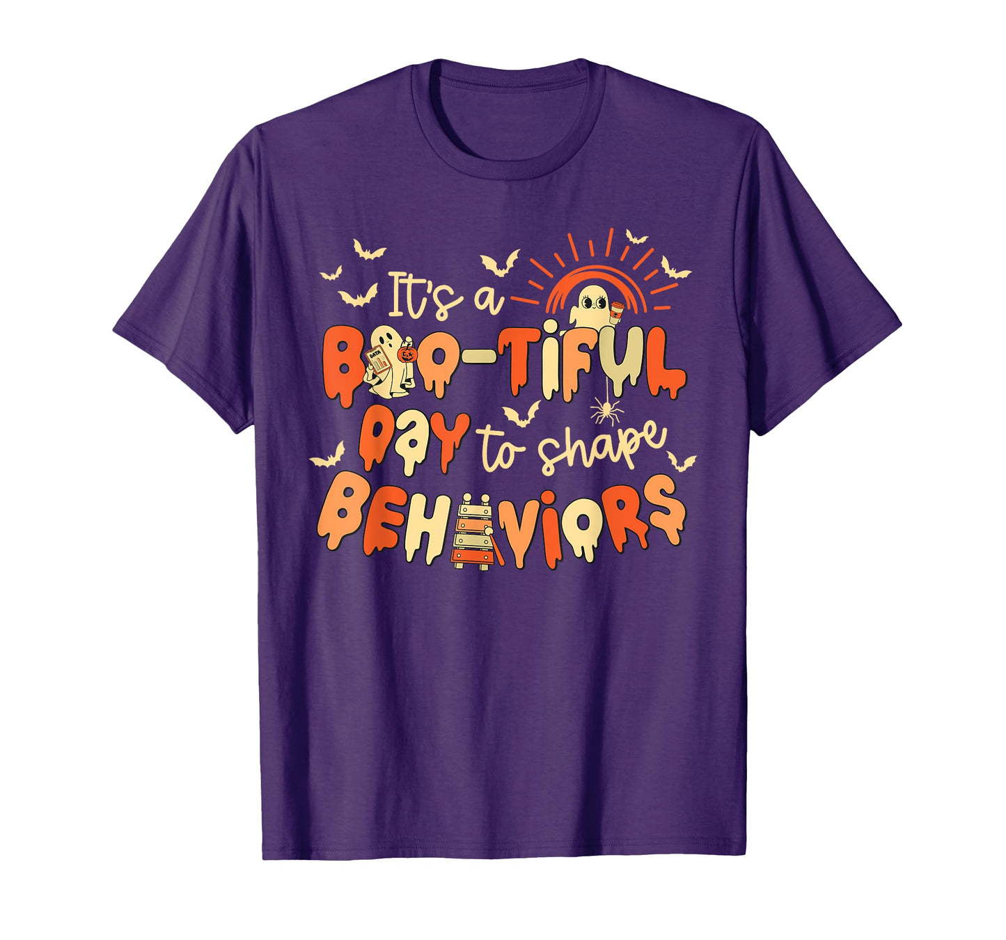 Behavior Analyst Halloween Registered Behavior Technician T-Shirt