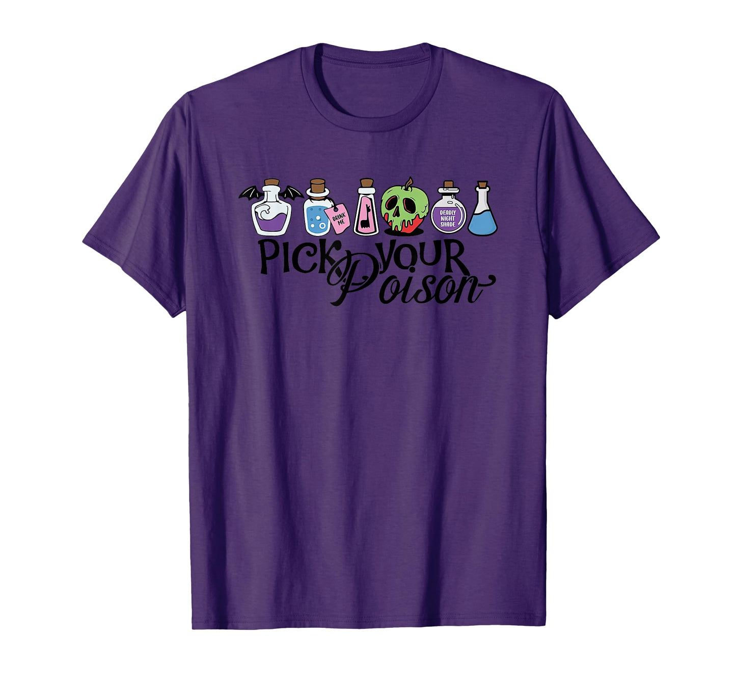 Pick Your Poison Cute Halloween Spooky Trick Or Treat T-Shirt